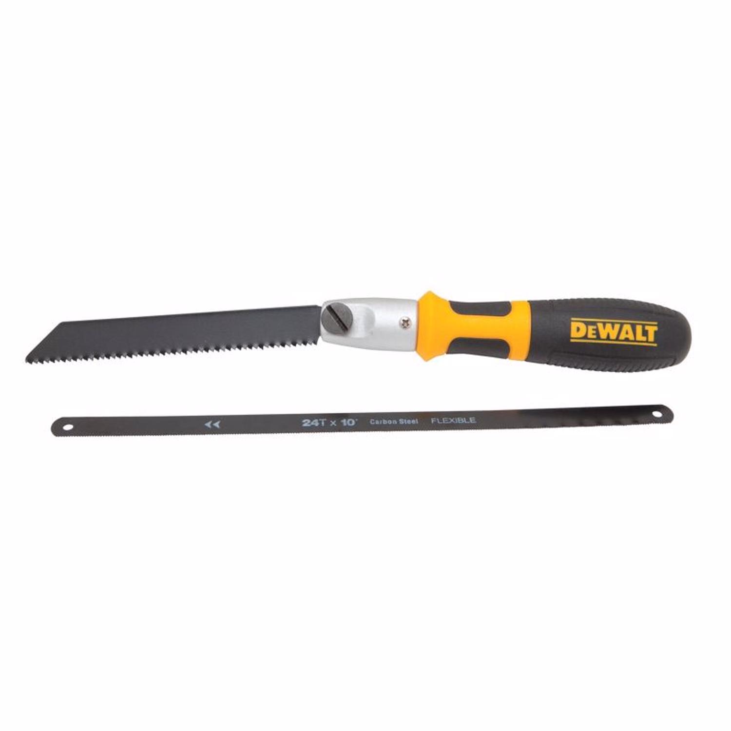 DeWalt 10 in. High Carbon Steel Multi-Use Saw 24 TPI 2 pc