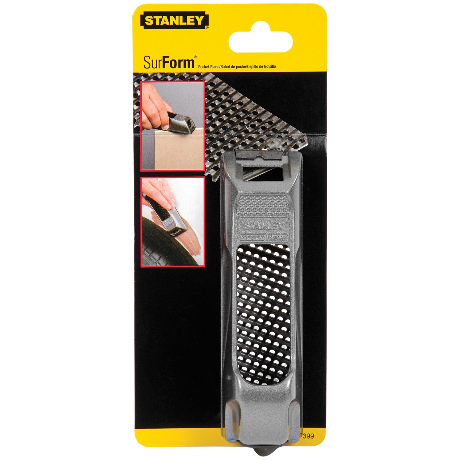 Stanley Surform 6 in. L X 3.8 in. W Pocket Plane Die Cast Alloy Gray