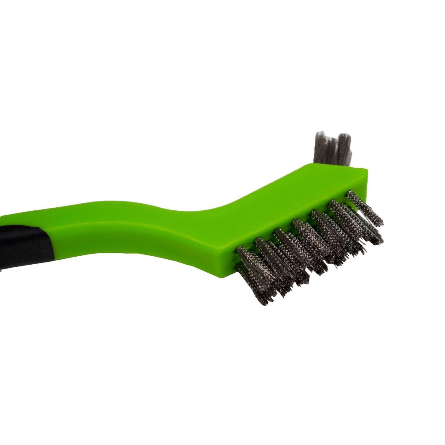 Forney 7-1/4 in. L X 1 in. W Scratch Brush Stainless Steel 1 pc