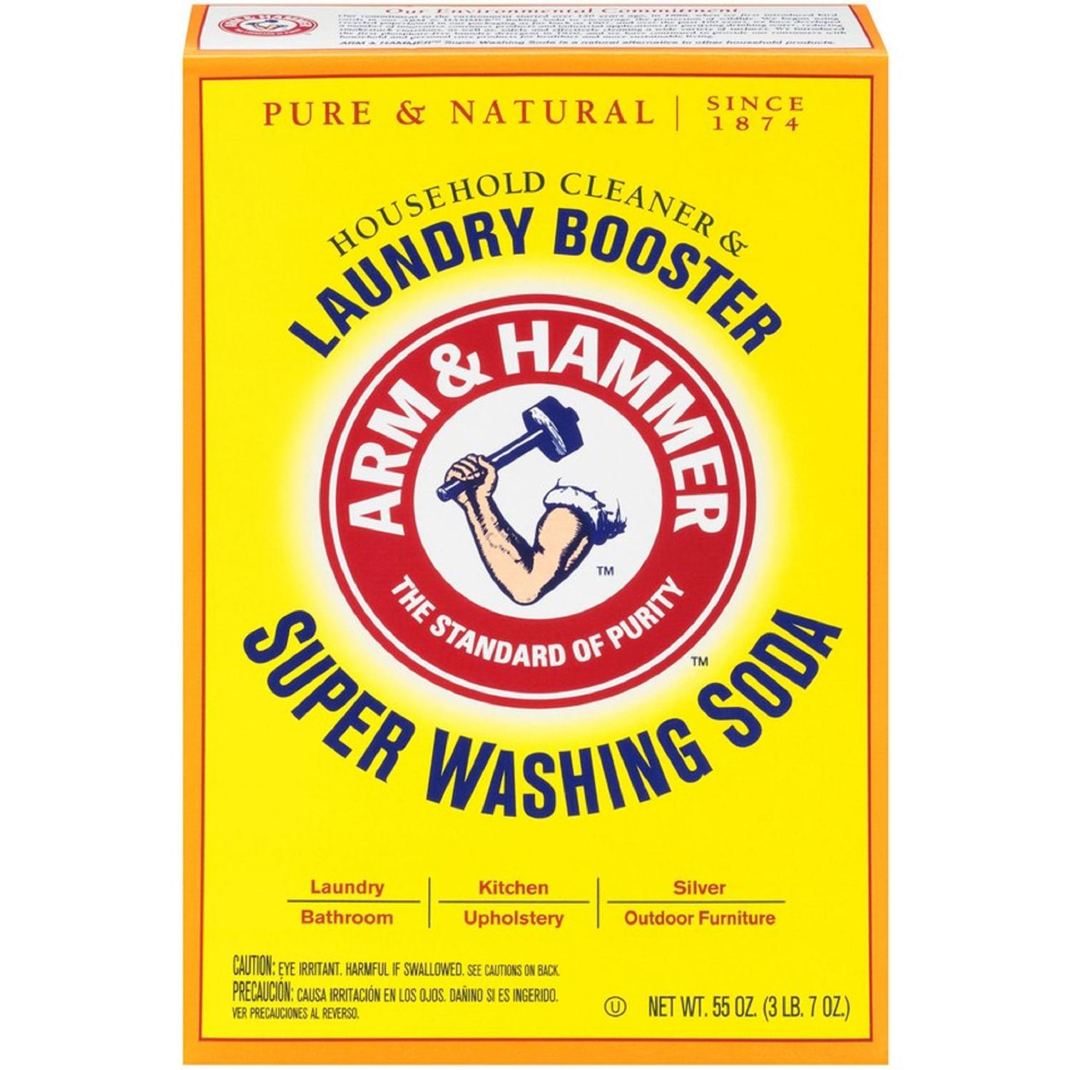 Arm & Hammer Detergent Booster and Household Cleaner Powder 55 oz 1 pk