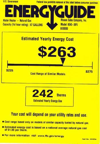 Water Heater Natural Gas 40 Gallon