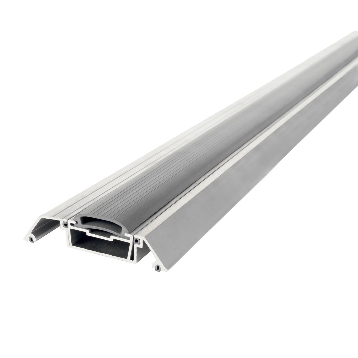 M-D Building Products 0.75 in. H X 3.5 in. W X 36 in. L Aluminum Adjustable Threshold Silver