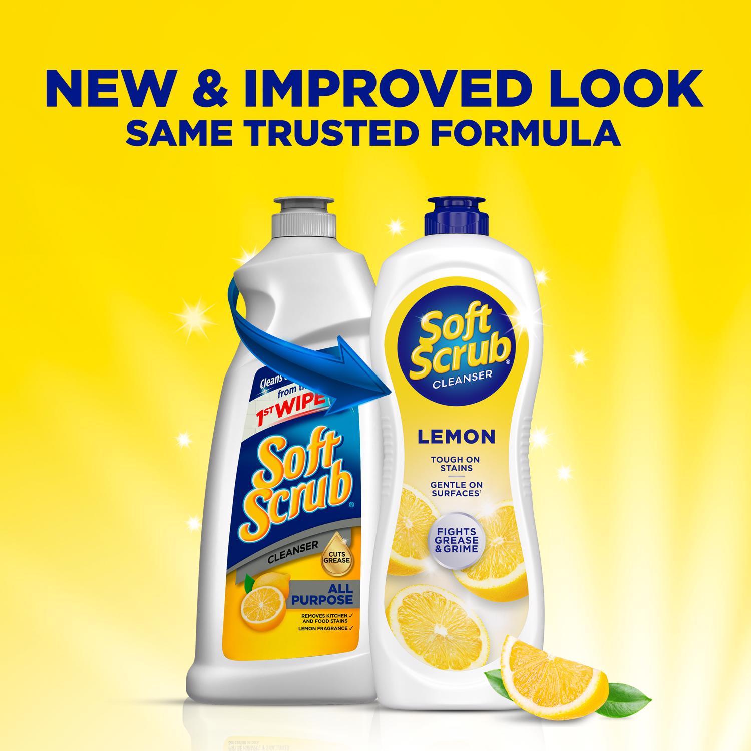 Soft Scrub Lemon Scent Cleanser 24 oz Cream