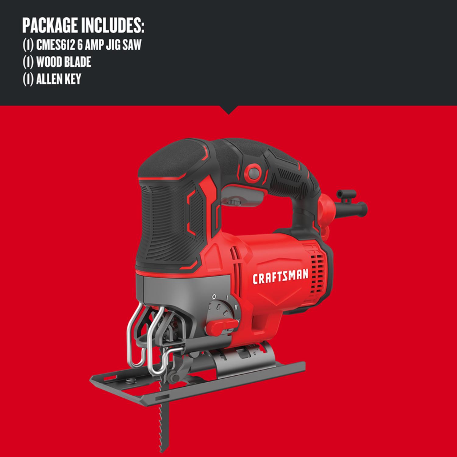 CRAFTSMAN 6 amps Corded Jig Saw Tool Only