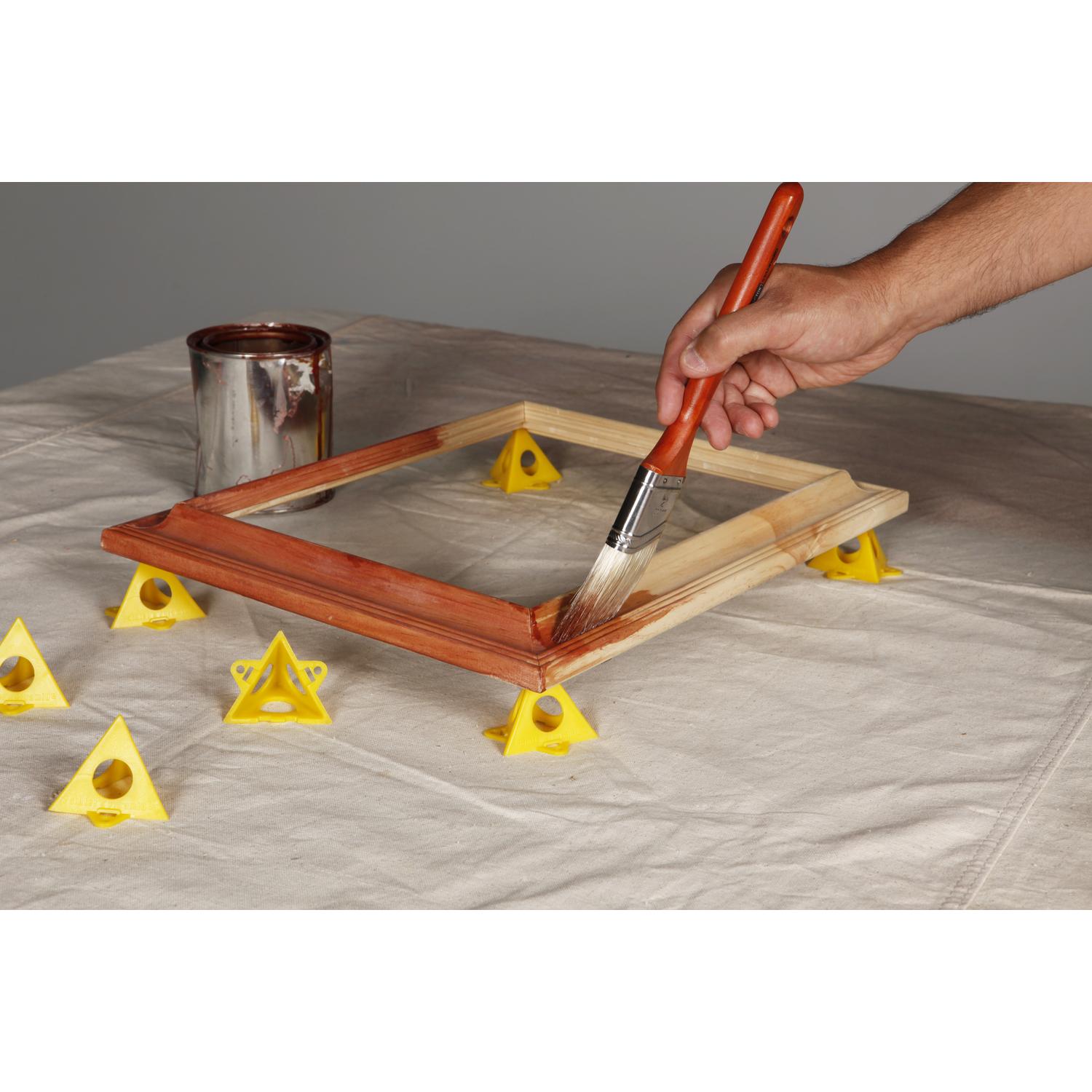 Hyde 2-1/2 in. W Yellow Plastic Painter's Pyramid Work Supports