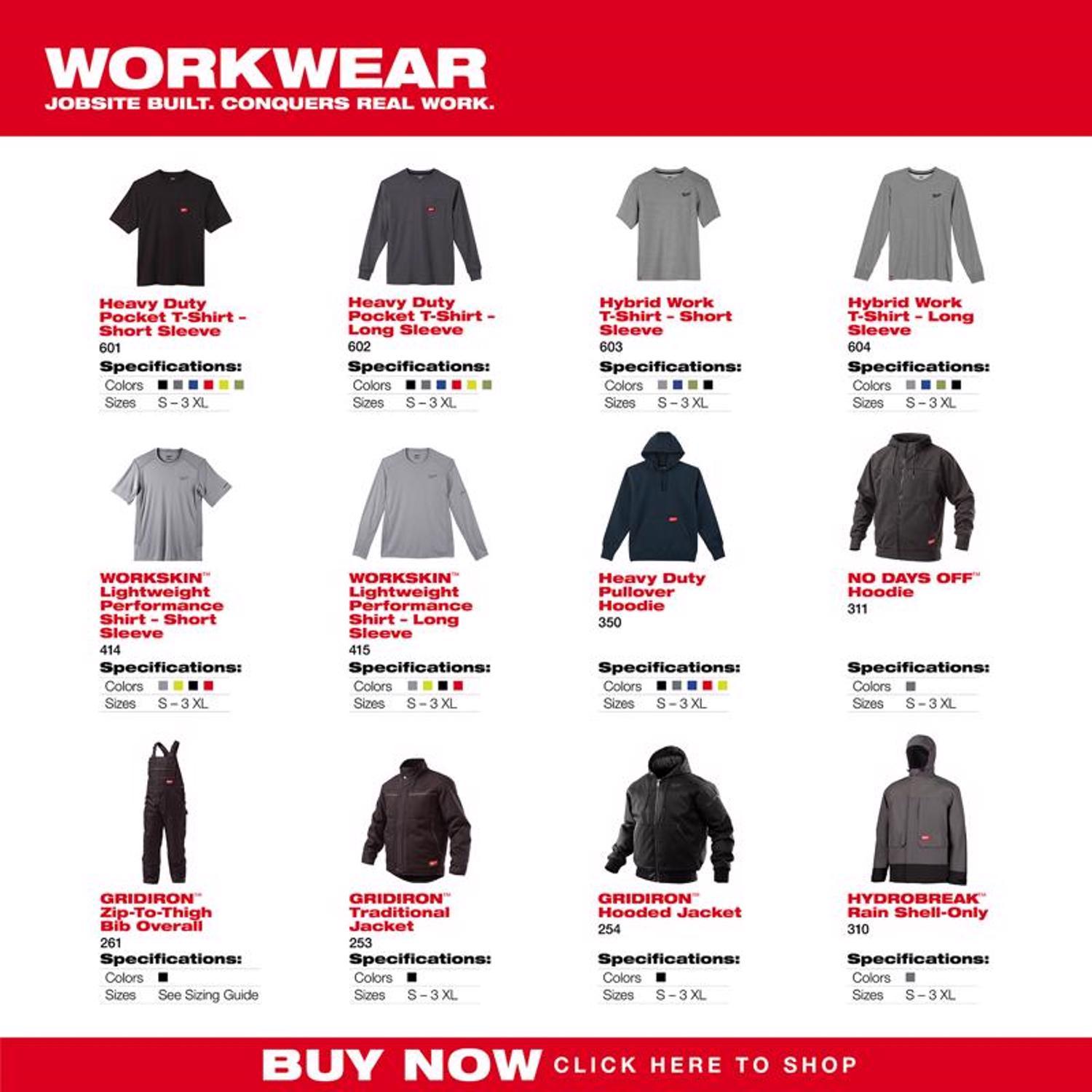 Milwaukee XL Short Sleeve Men's Crew Neck Gray Hybrid Work Tee Shirt