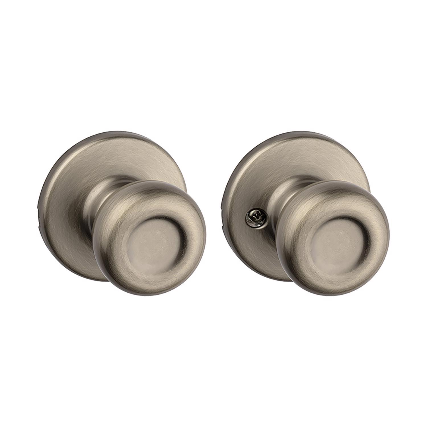 Kwikset Tylo Antique Brass Passage Door Knob