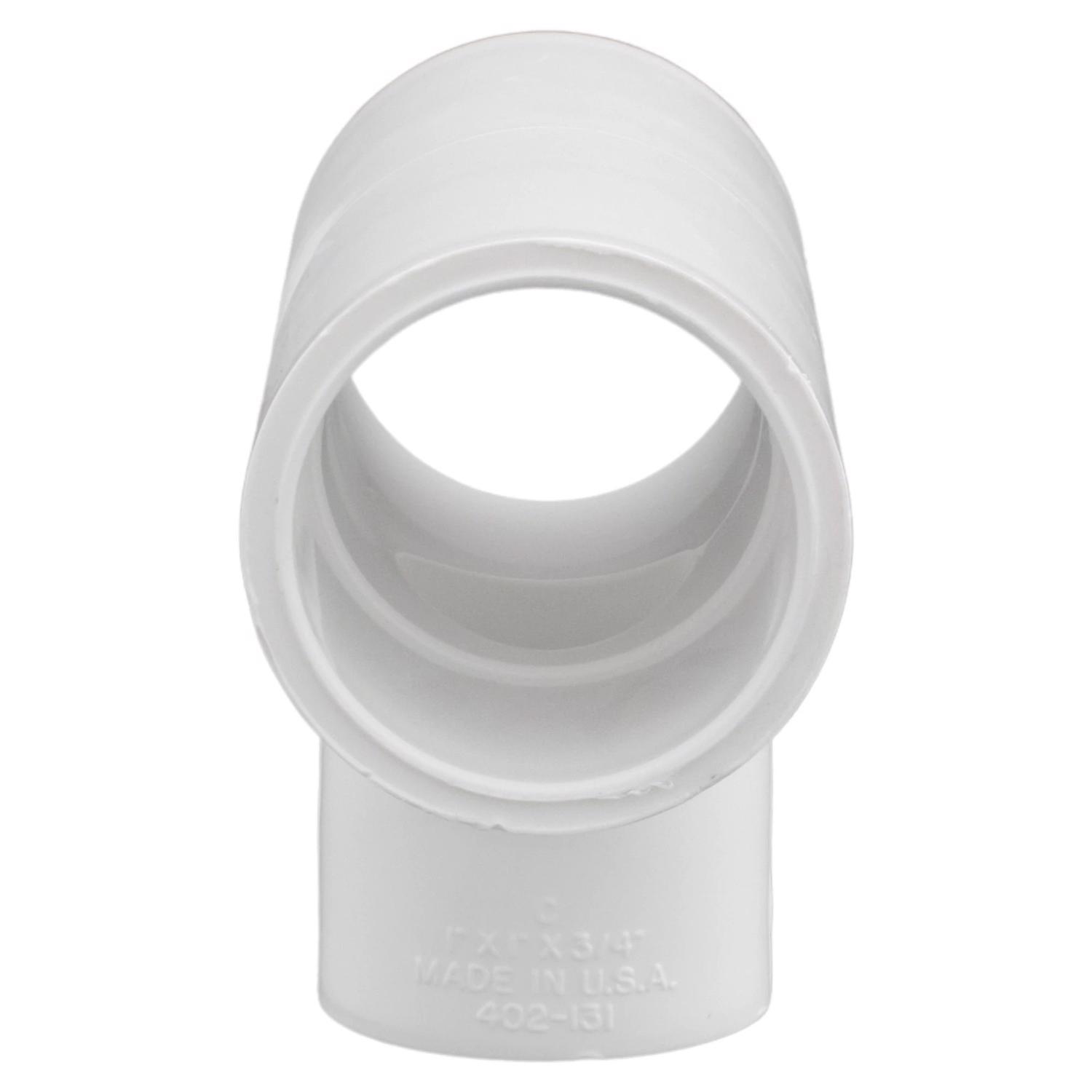 Charlotte Pipe Schedule 40 3/4 in. Slip X 1/2 in. D FPT PVC Reducing Tee 1 pk