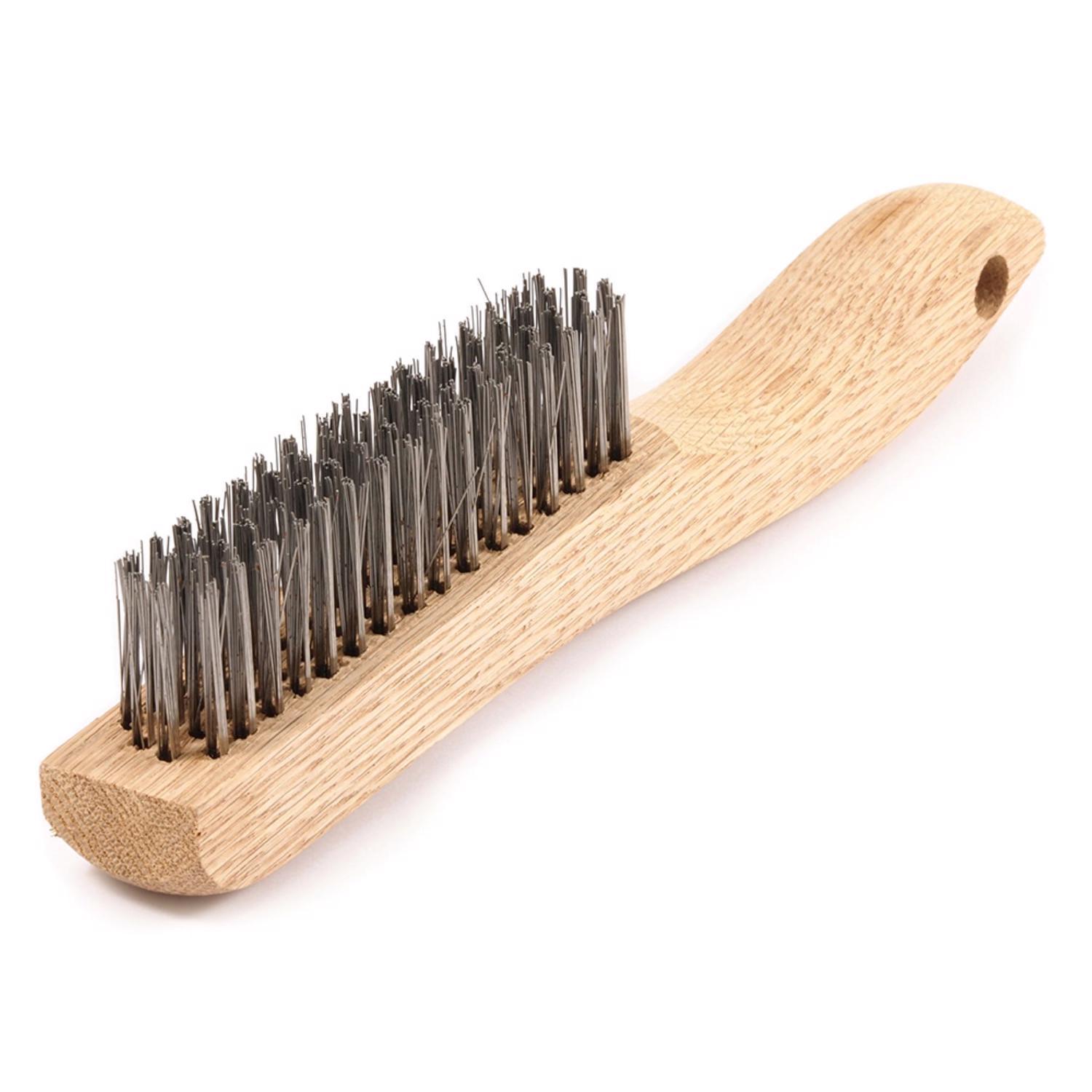 Forney 9.5 in. L X 10.25 in. W Scratch Brush Stainless Steel 1 pc