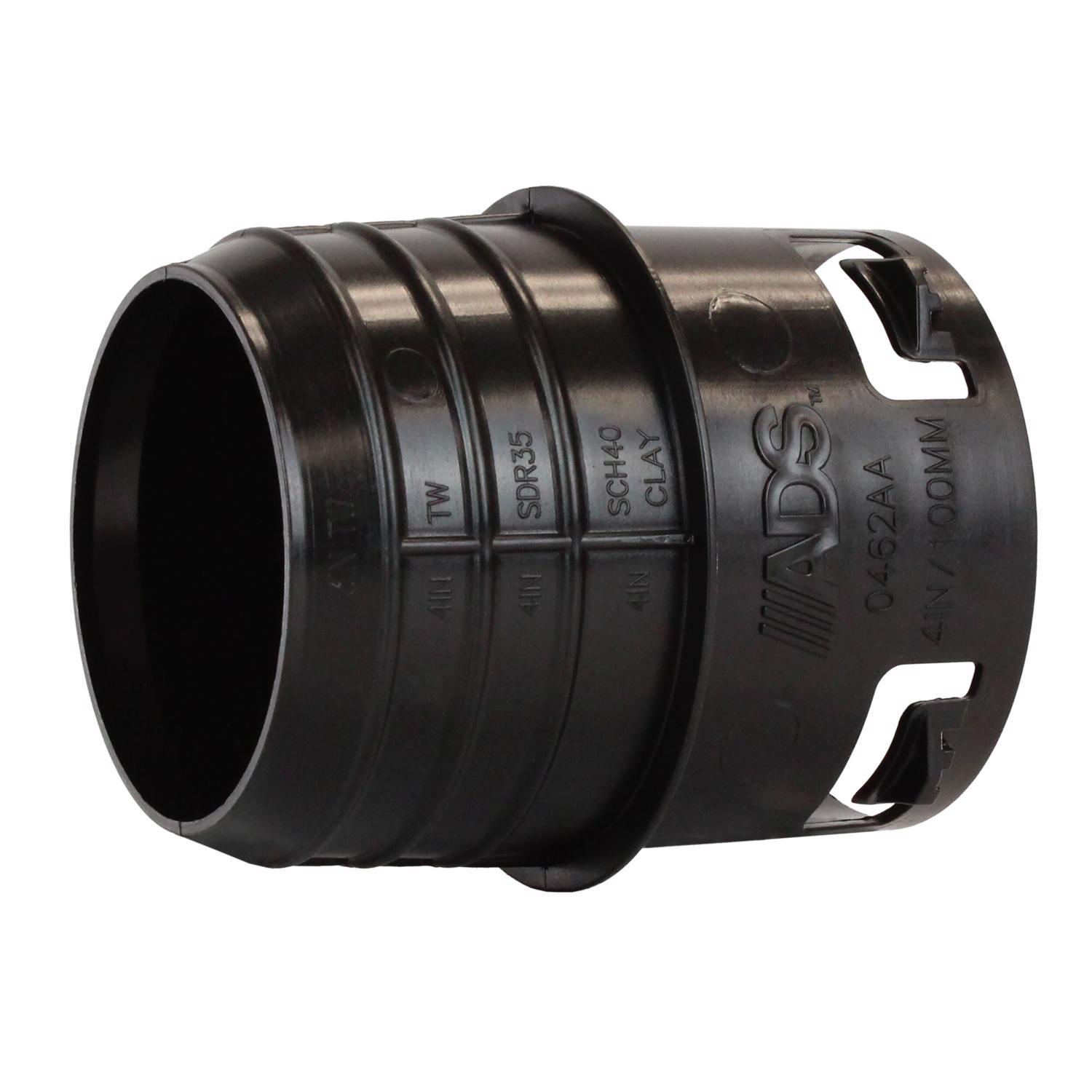 Advanced Drainage Systems 4 in. Slip X 3 in. D Slip Polyethylene 5 in. Corrugated-to-Clay Pipe Adapt
