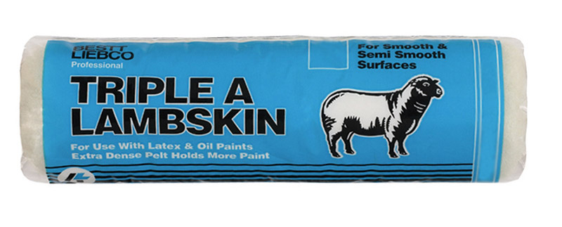 Bestt Liebco Triple A Lambskin 3/4 in. x 9 in. W Paint Roller Cover 1 pk