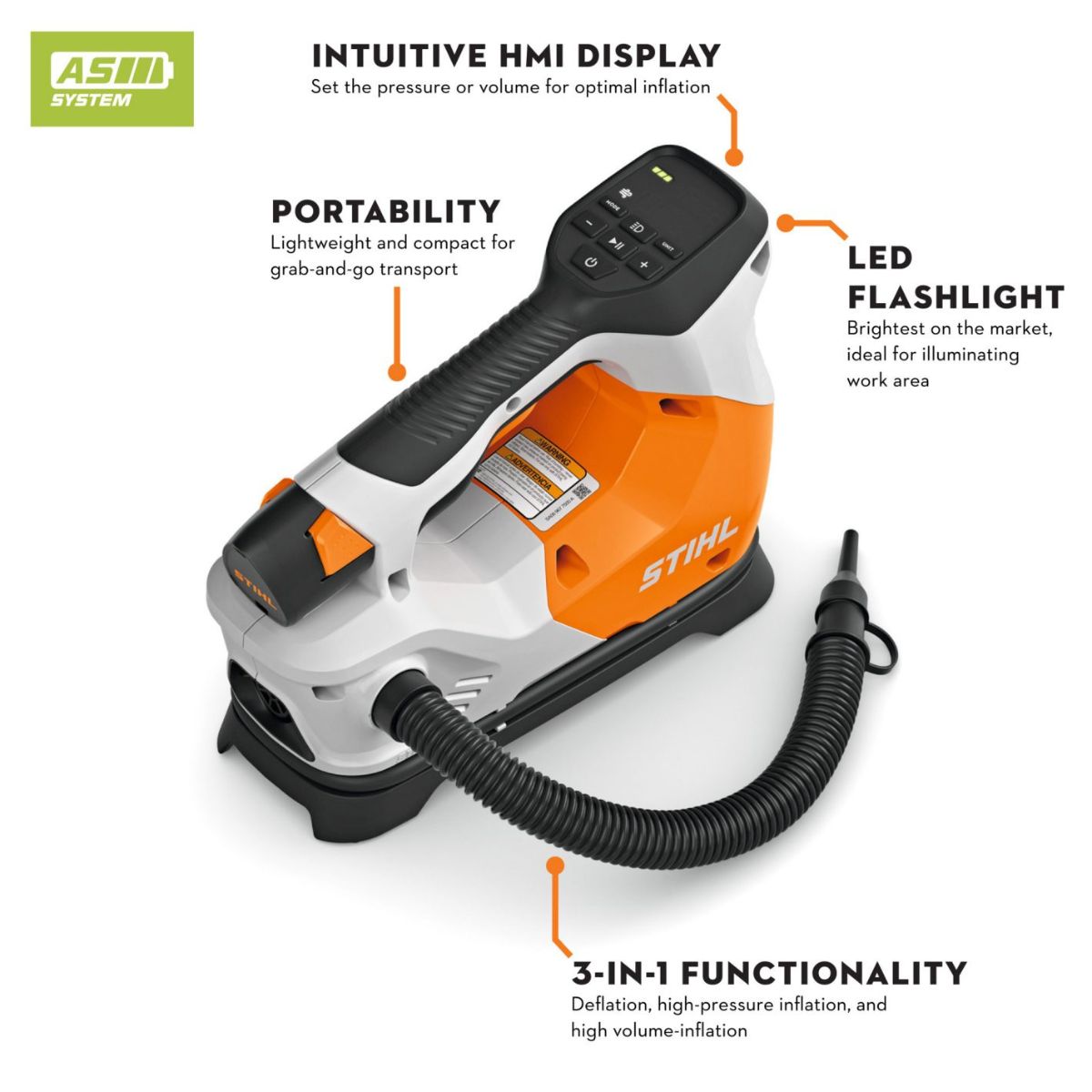 Stihl KOA 20 Battery Compressor/Inflator