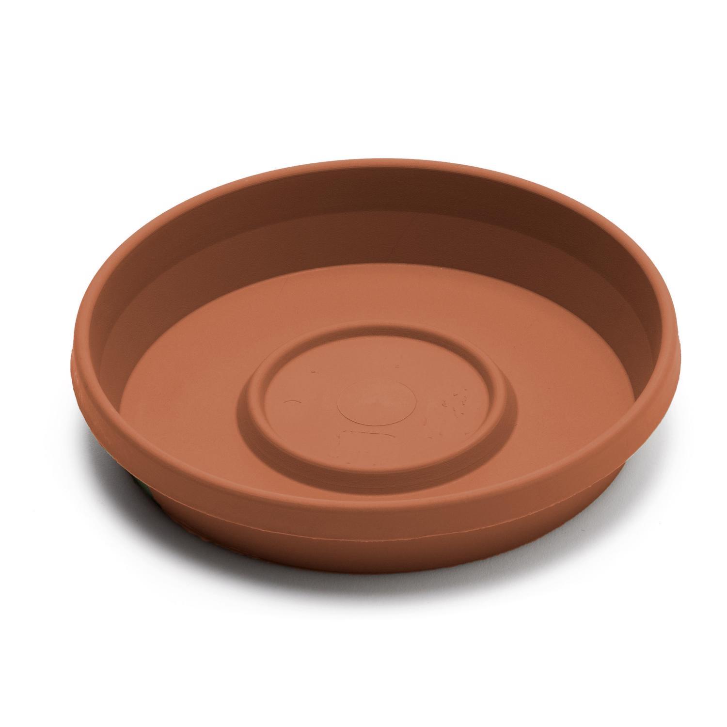 Bloem Terra 2.7 in. H X 14.75 in. W X 16 in. D Resin Traditional Plant Saucer Terra Cotta