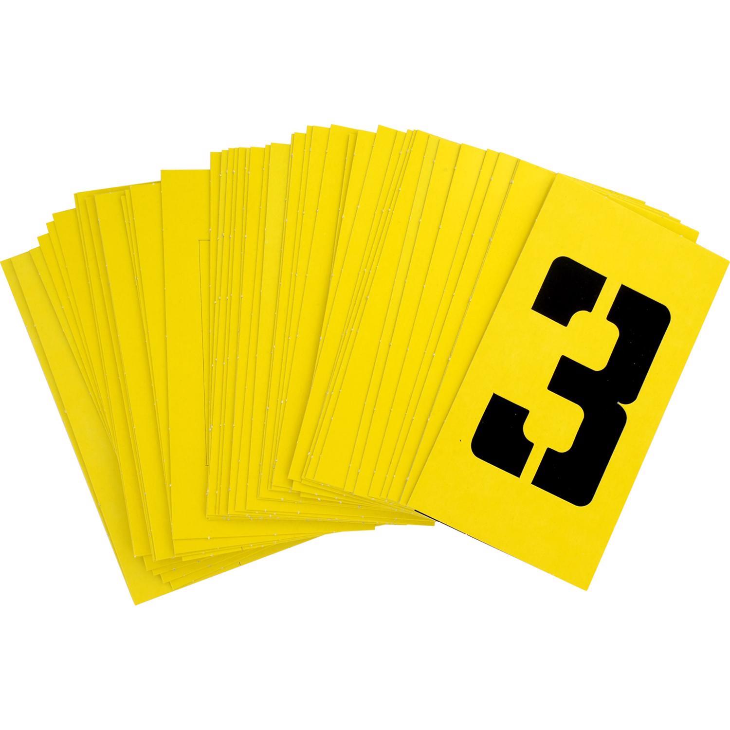 HILLMAN 3 in. Card Stock Letter and Number 3 in. Stencil Set 36 pk