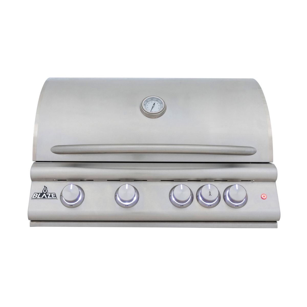 Blaze 32 in. 4-Burner Premium LTE+ Gas Grill with Rear Burner and Built-in Lighting System