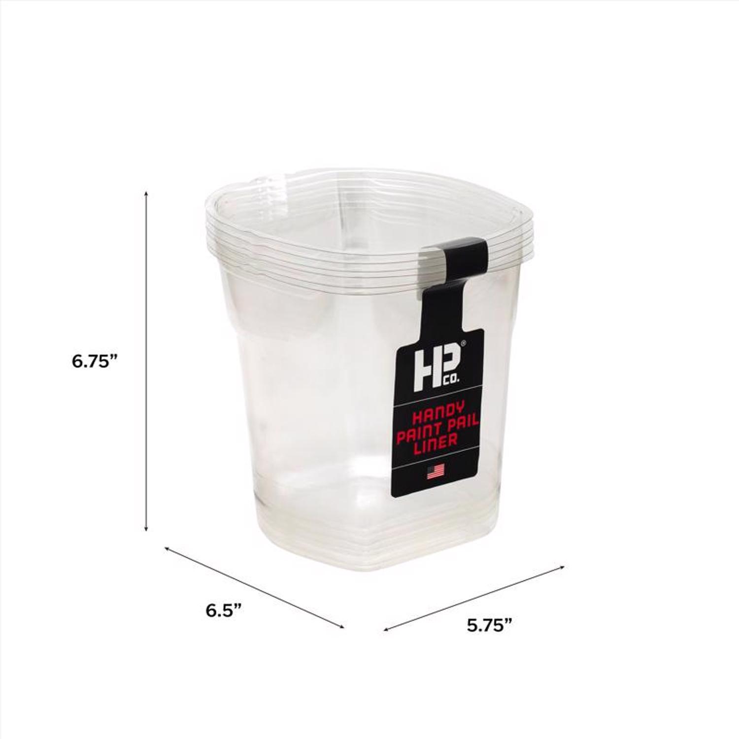 Handy Handy Paint Pail Clear 1 qt Plastic Liner