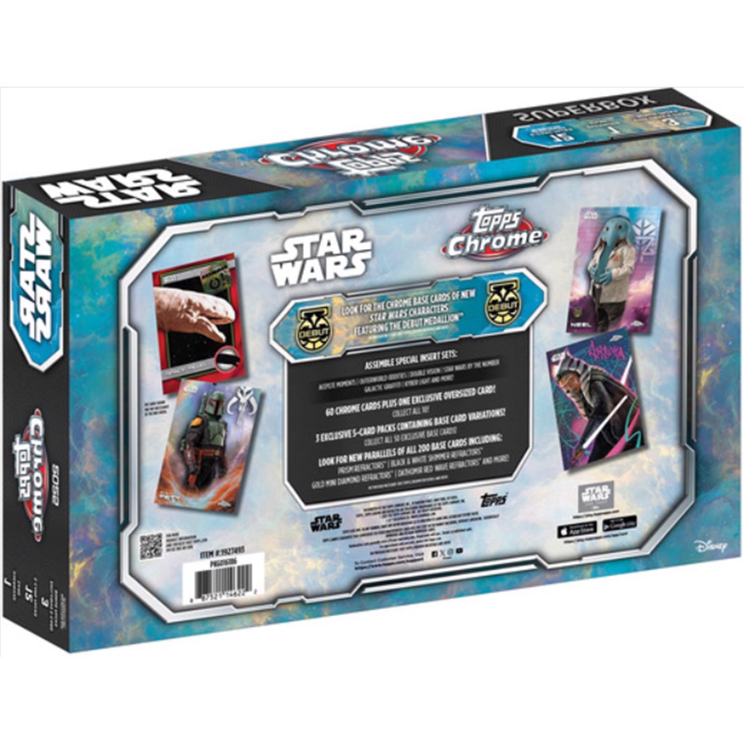 Topps 2025 Star Wars Chrome Super Box Trading Cards