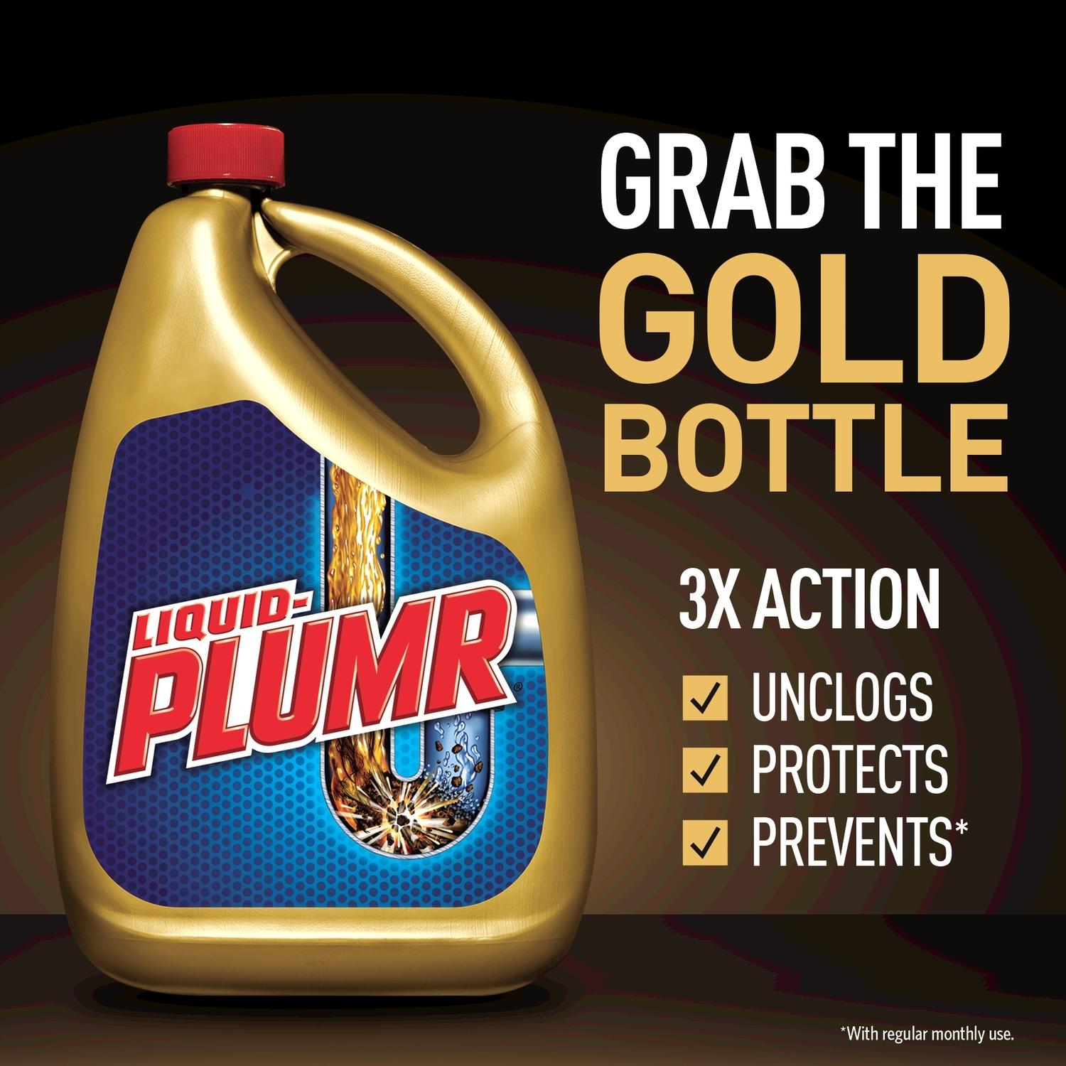 Liquid-Plumr Gel Clog Remover 80 oz