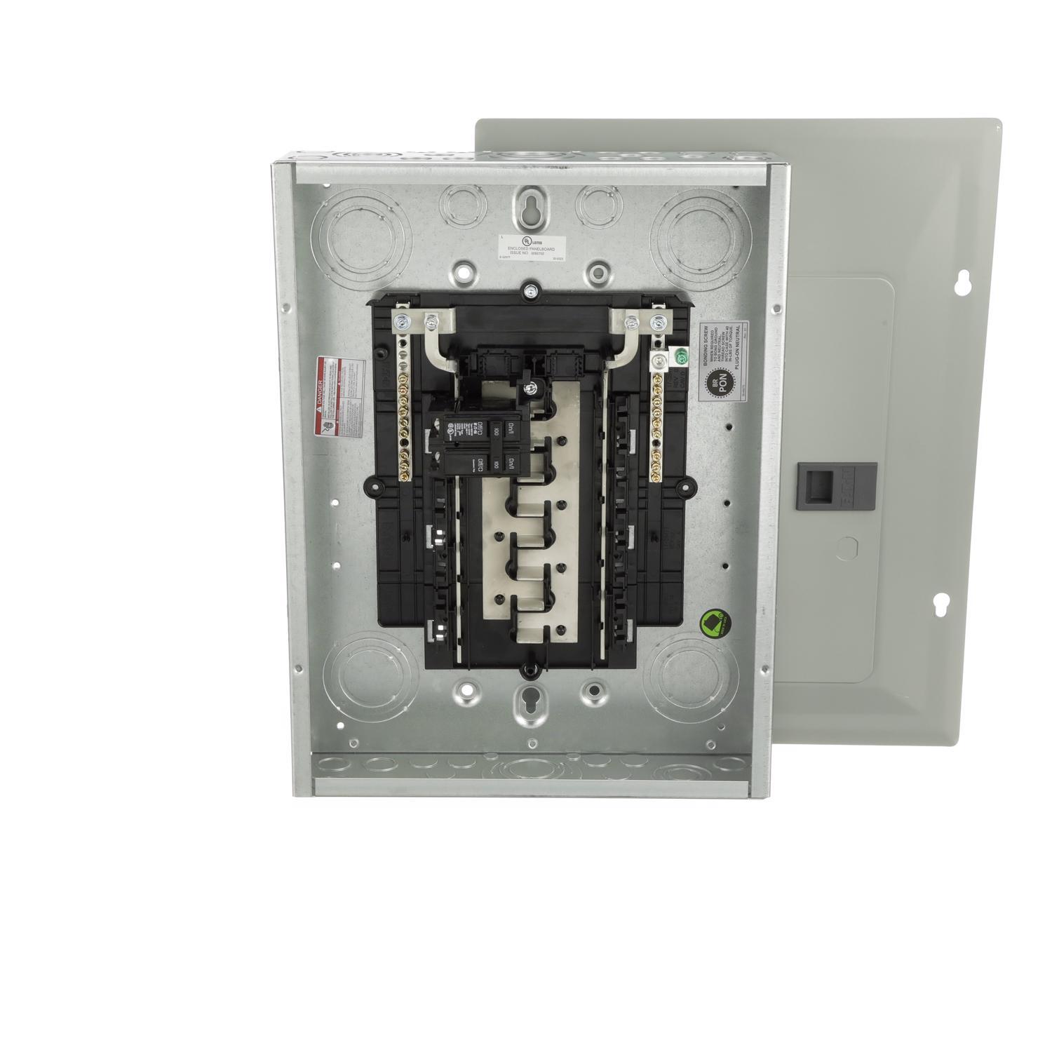 Eaton 100 amps 120/240 V 12 space 20 circuits Combination Mount Main Breaker Load Center