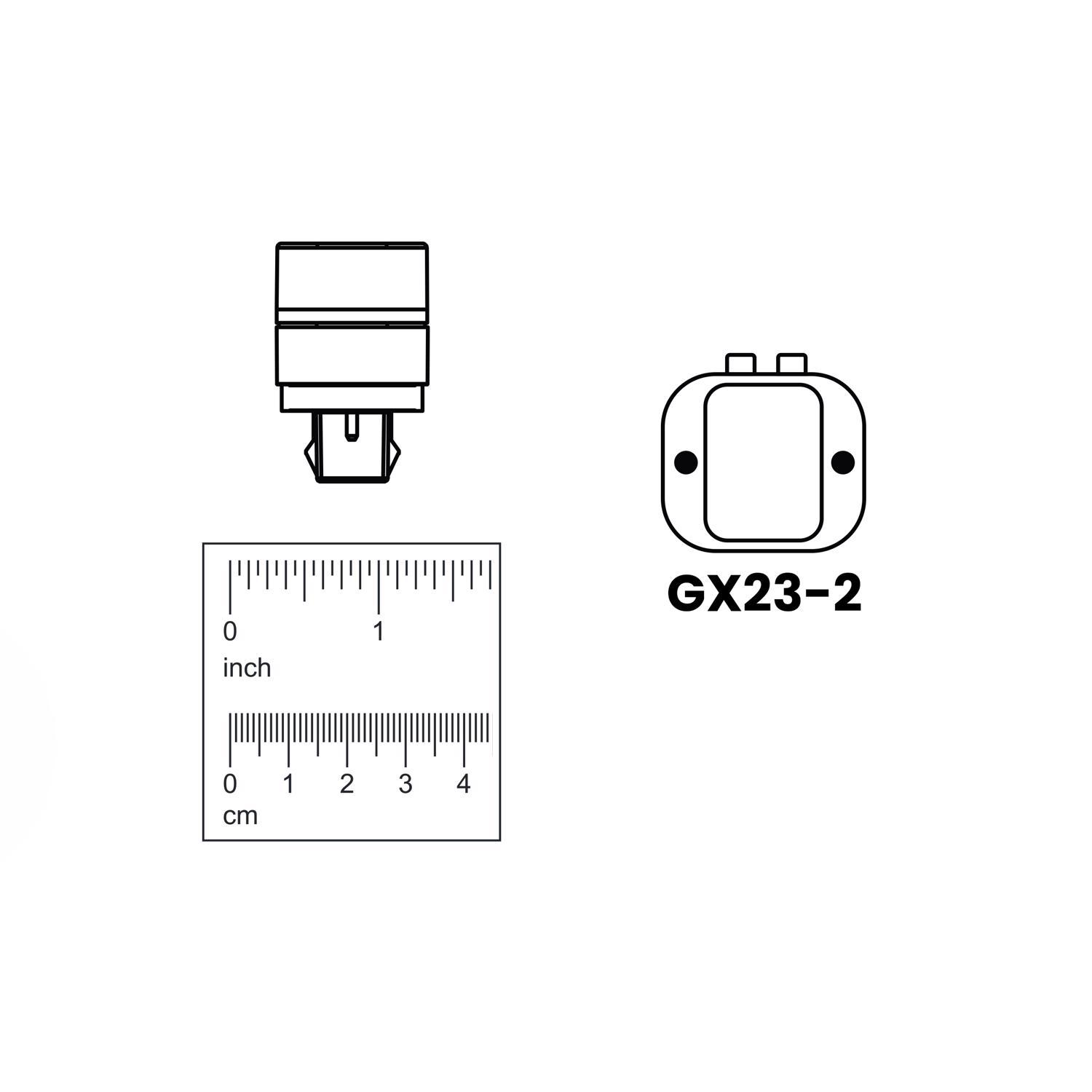 Feit Linear PL GX23-2 LED Bulb Cool White 13 Watt Equivalence 1 pk