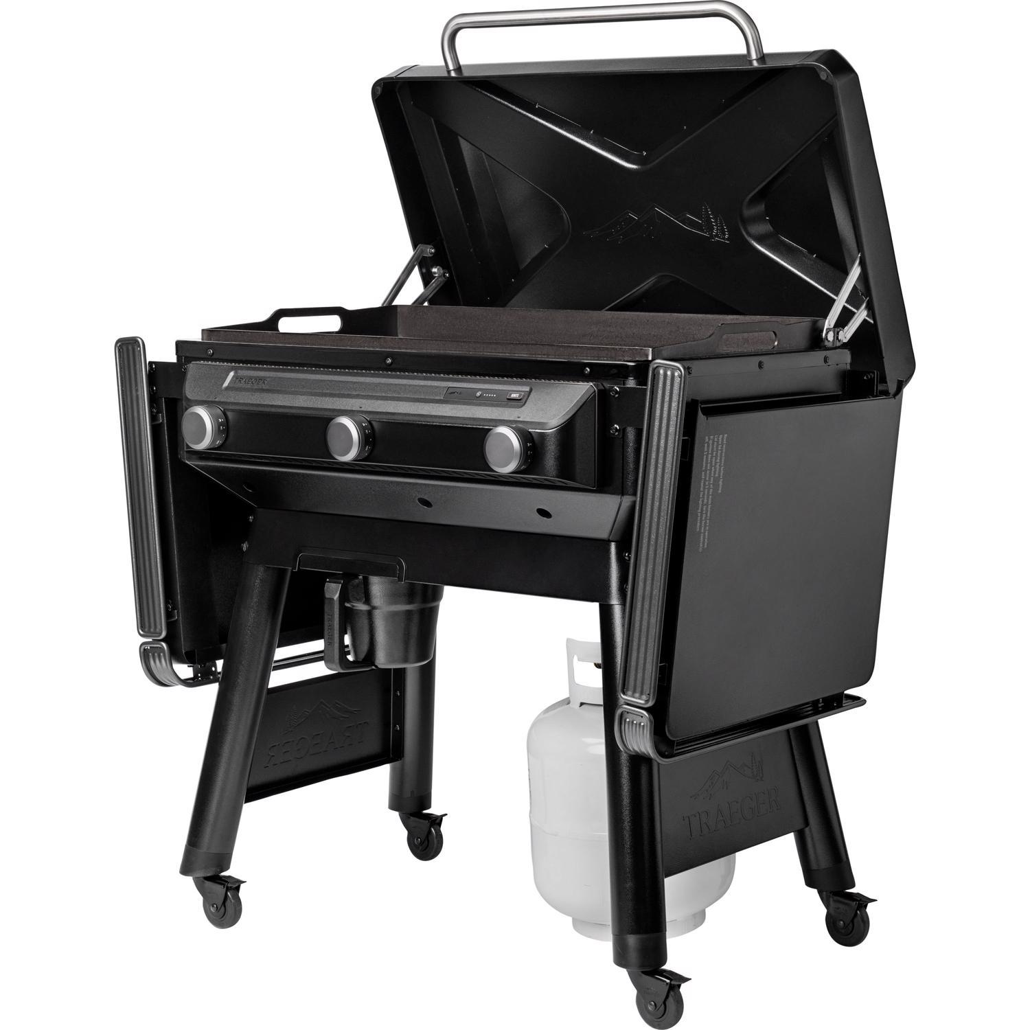 Traeger Flatrock 3 Burner Liquid Propane Outdoor Griddle Black