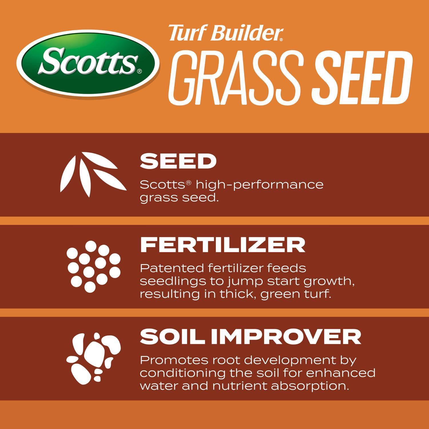 Scotts Turf Builder Bermuda Grass Full Sun Fertilizer/Seed/Soil Improver 4 lb