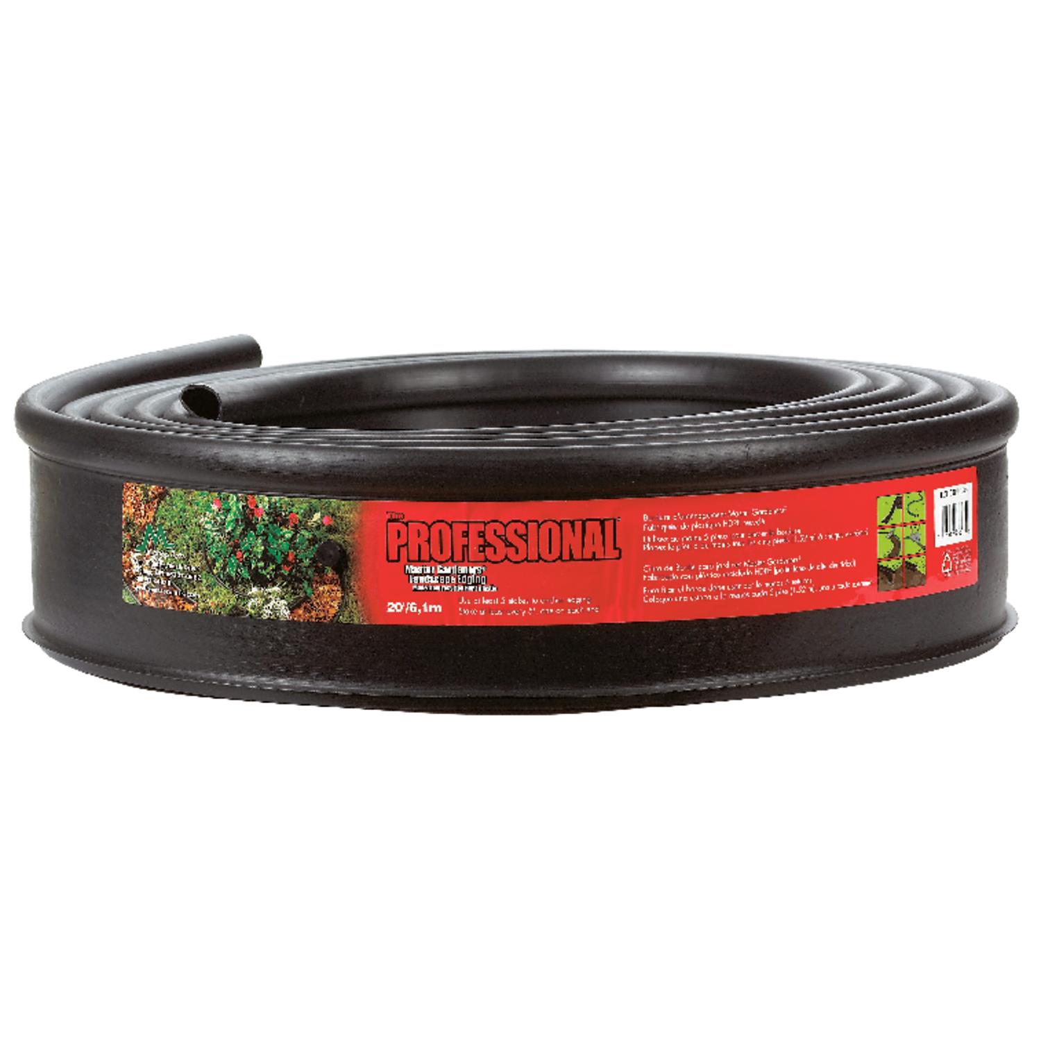 Master Mark Master Gardener 20 ft. L X 4.5 in. H Plastic Black Lawn Edging
