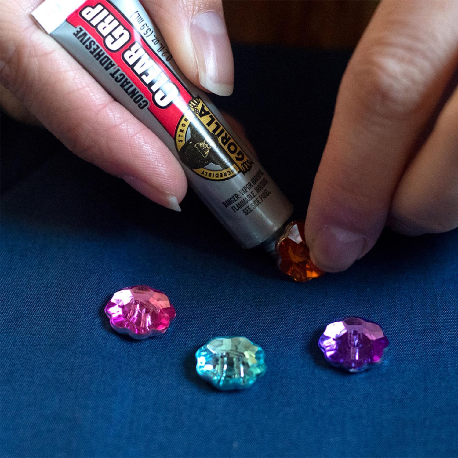 Gorilla Clear Grip High Strength Clear Contact Adhesive 4 pk