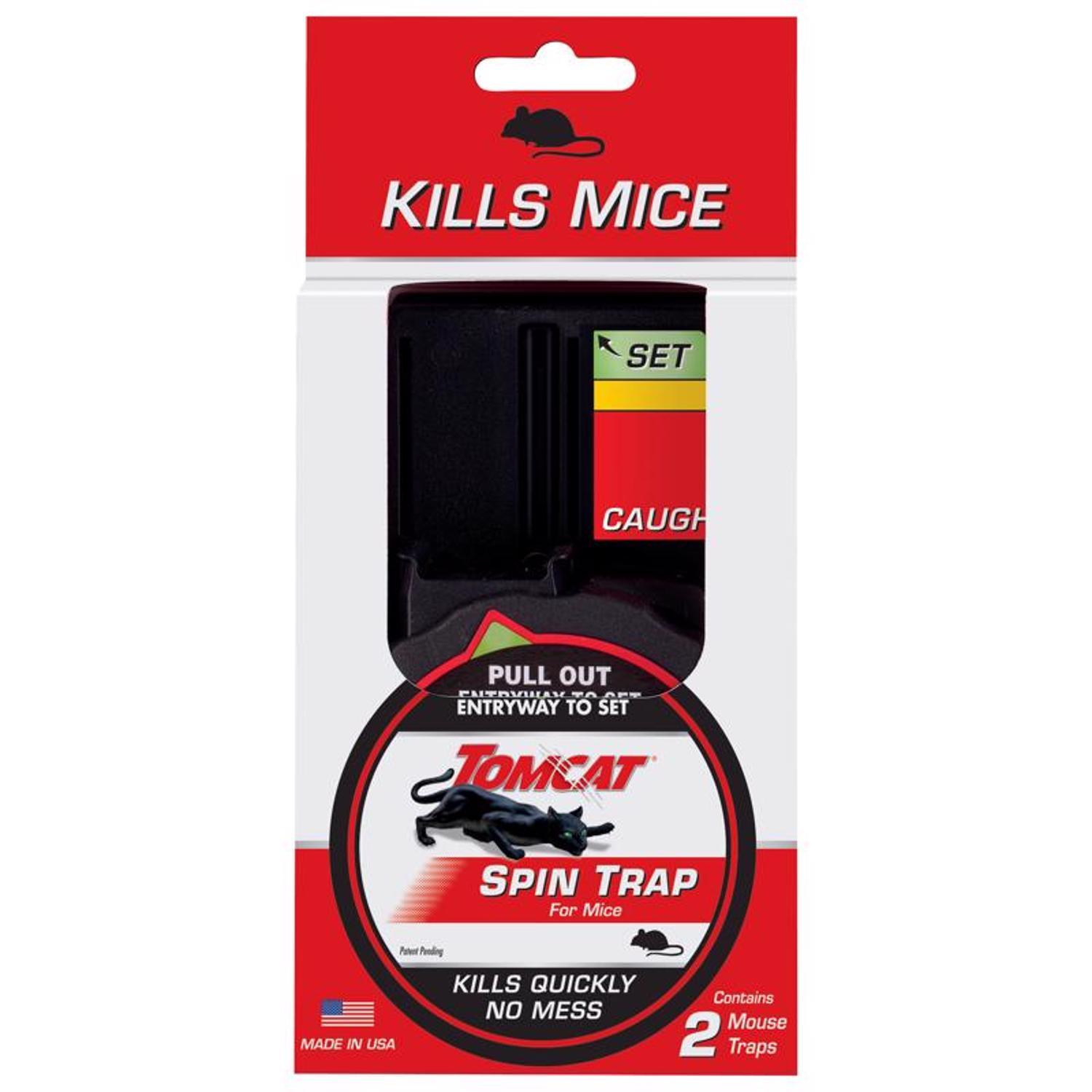 Tomcat Spin Trap Small Covered Trap For Mice 2 pk
