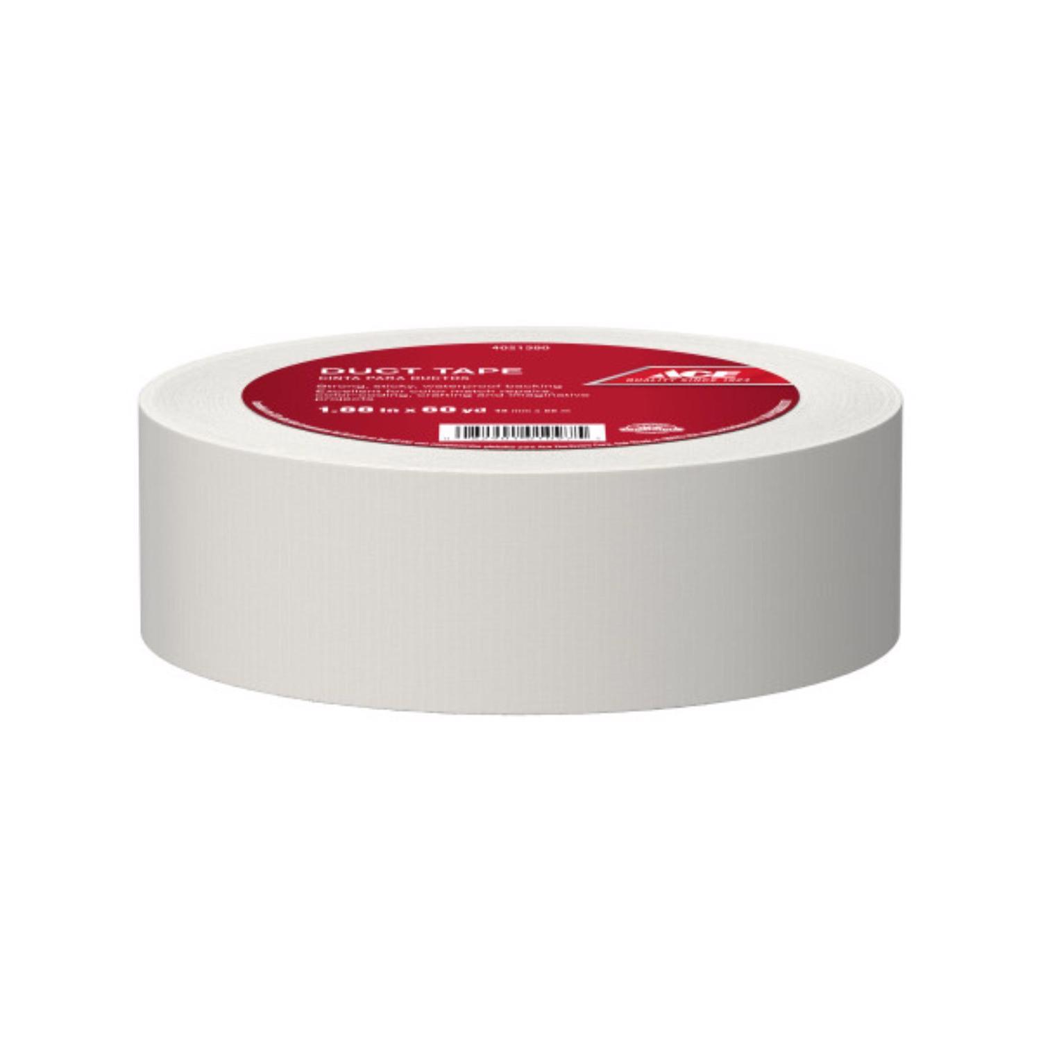 Ace 1.88 in. W X 60 yd L White Solid Duct Tape