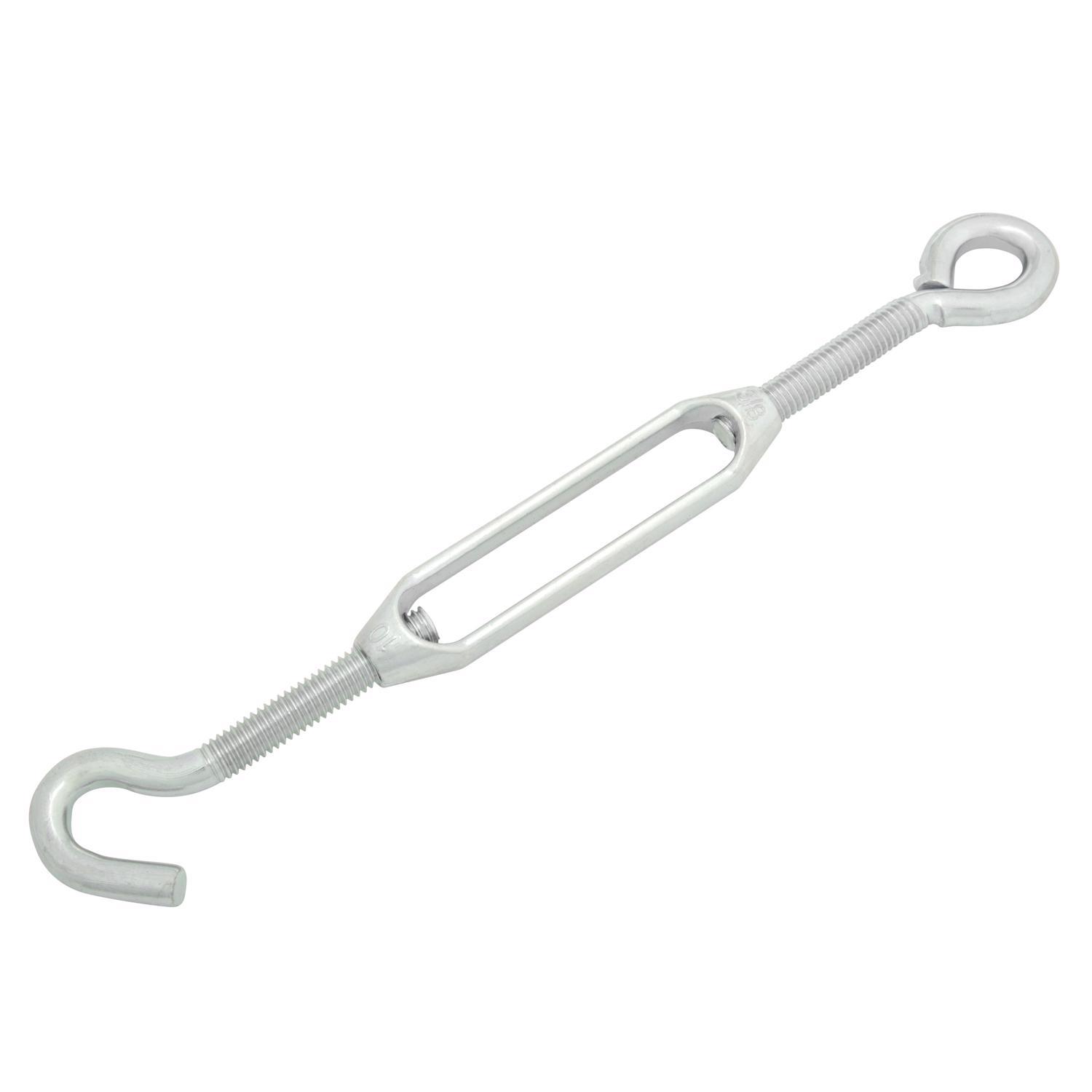 Hampton Zinc-Plated Aluminum/Steel 0.327 in. D Turnbuckle 350 lb 8 in. L