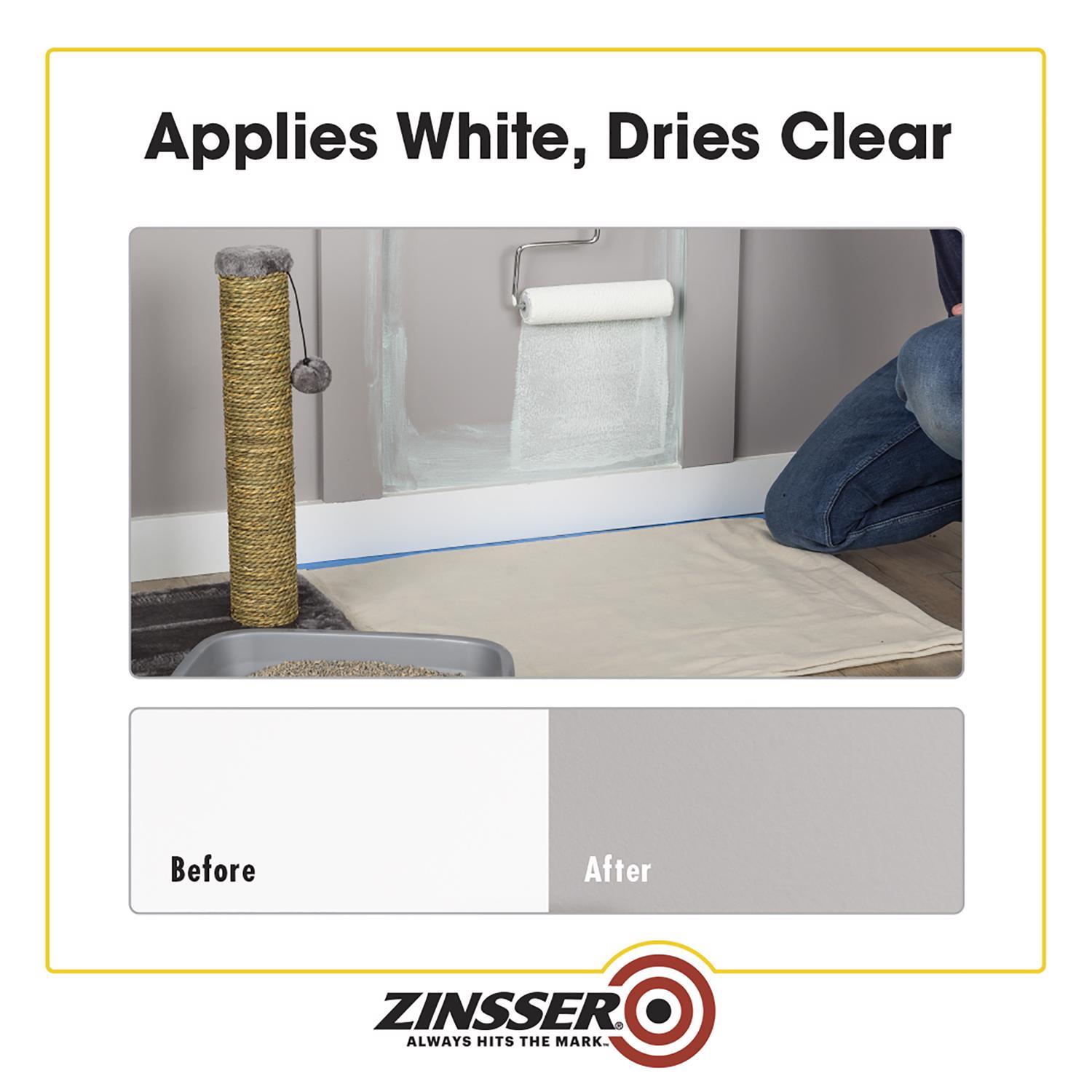 Zinsser Clear Water-Based Acrylic Odor Killing Primer 1 qt