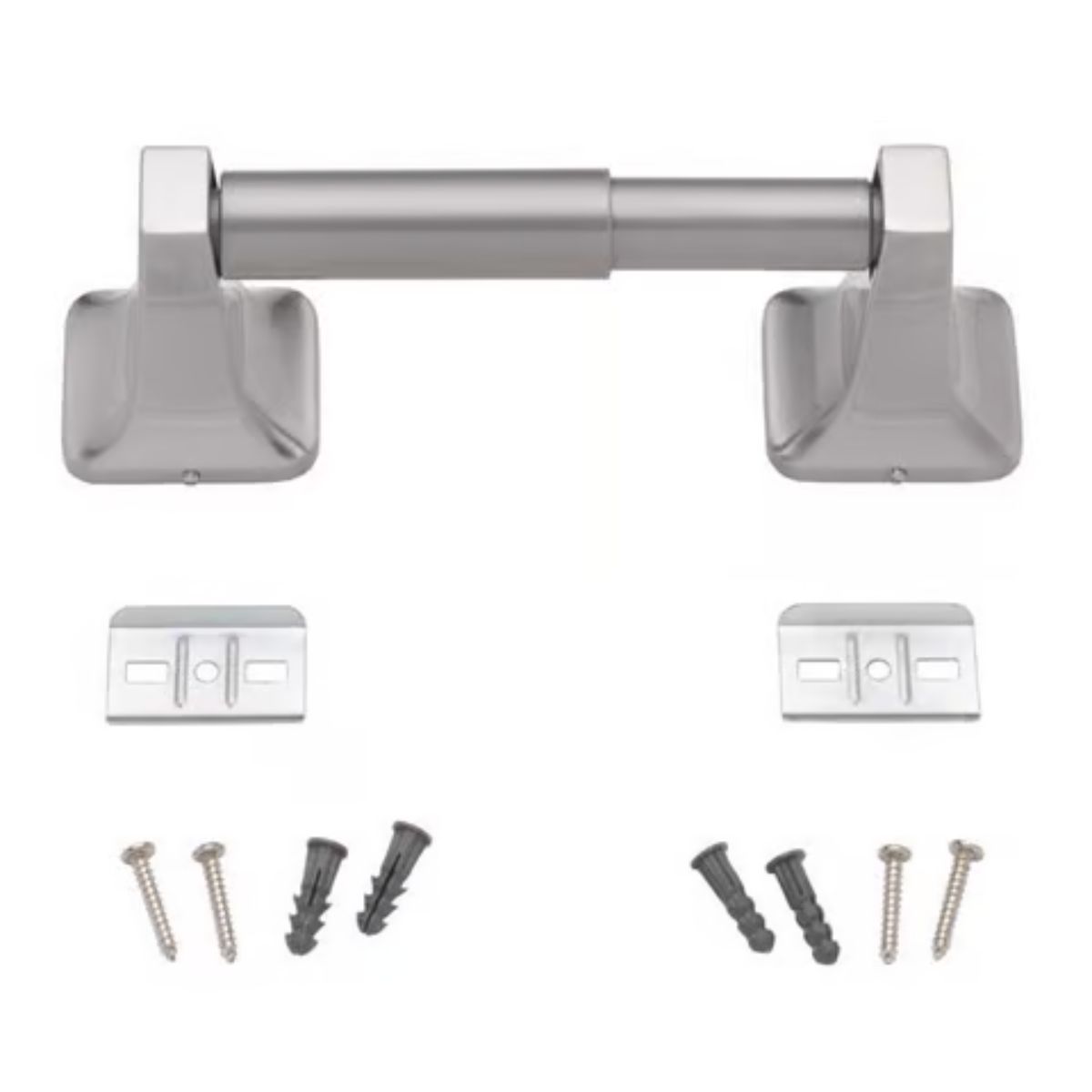 OakBrook Brushed Nickel Metallic Toilet Paper Holder
