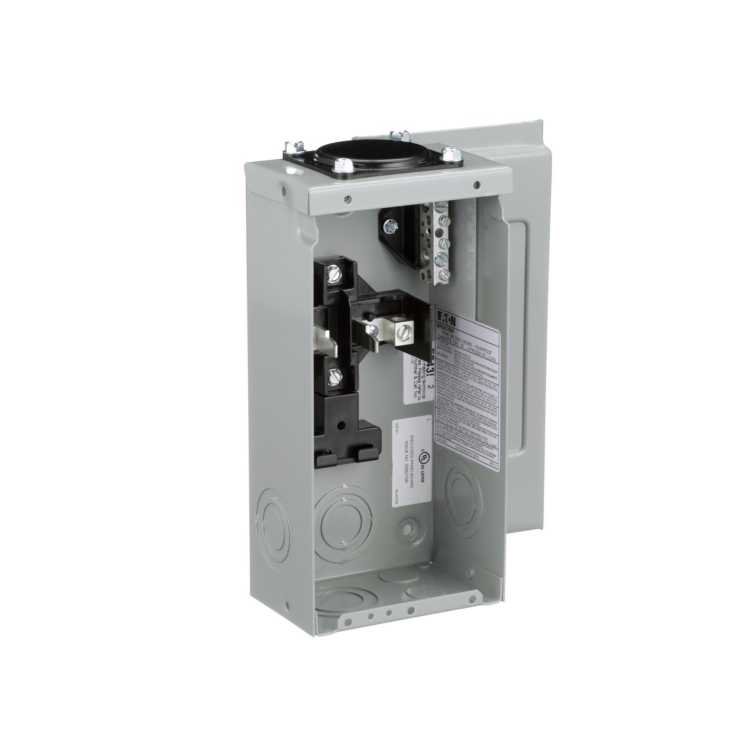 Eaton Cutler-Hammer 70 amps 120/240 V 2 space 4 circuits Surface Mount Main Lug Load Center