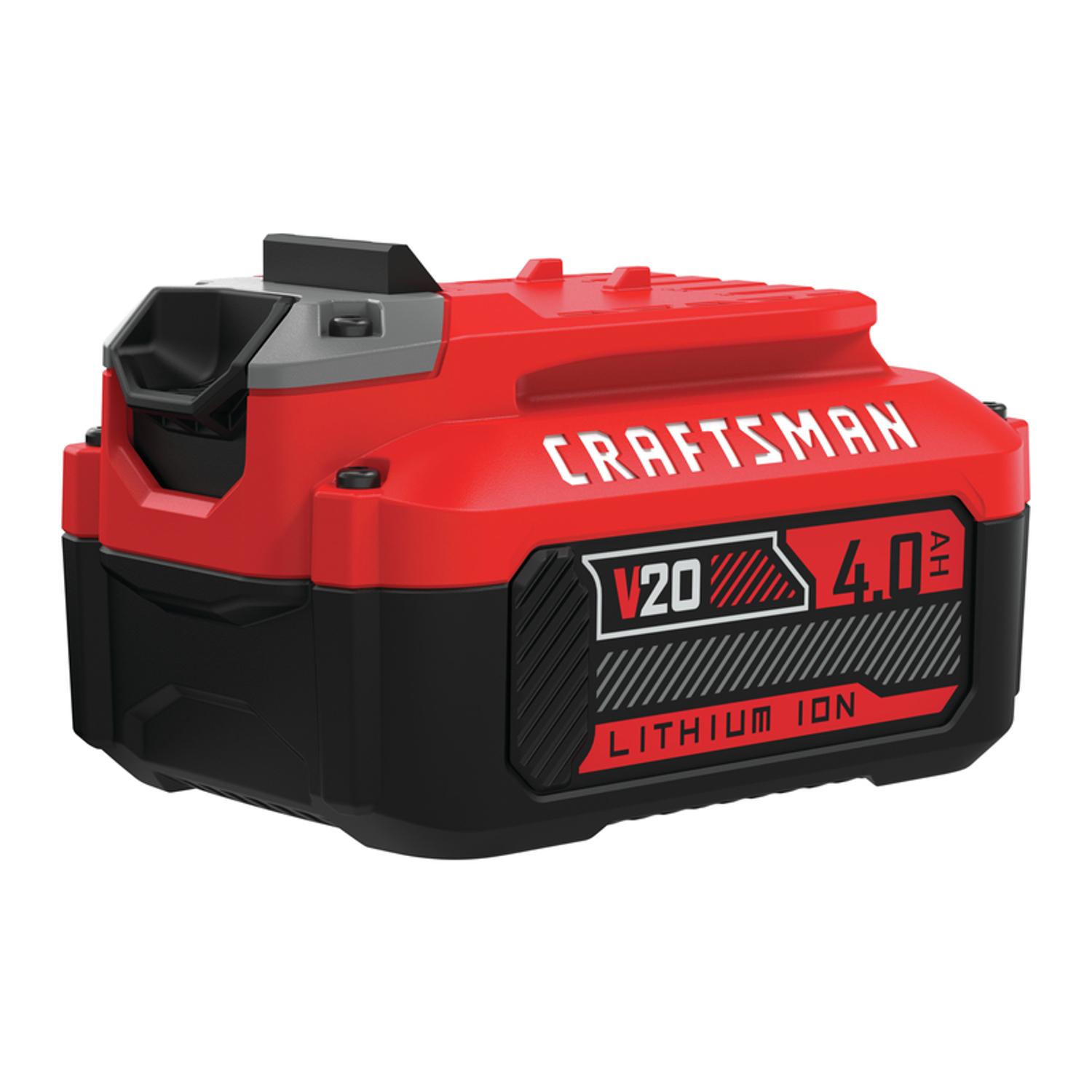 CRAFTSMAN V20 CMCB204-2 4 Ah Lithium-Ion High Capacity Battery 2 pc