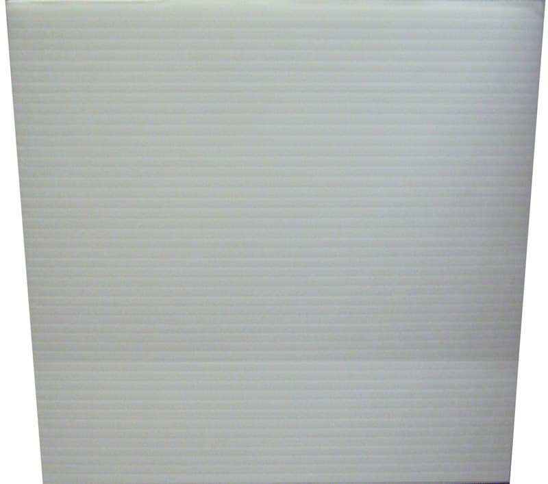 Plaskolite Single Corrugated Plastic Sheet 18 in. W X 24 in. L X.157 in.
