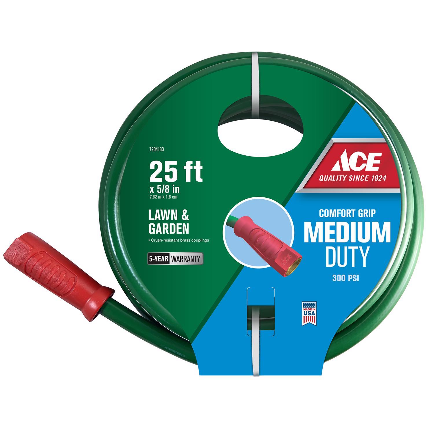 Ace Comfort Grip 5/8 in. D X 25 ft. L Medium Duty Garden Hose