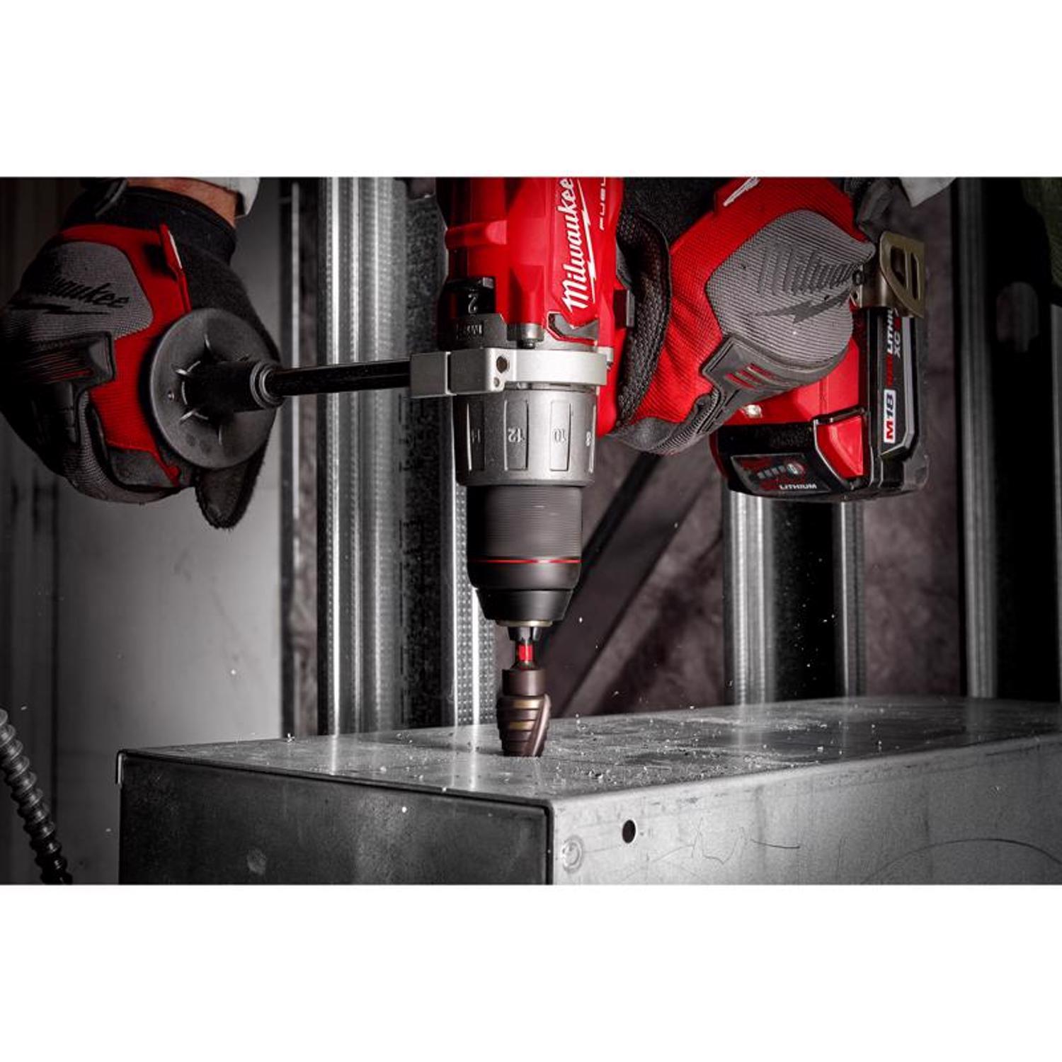 Milwaukee Shockwave 3/16 - 3/4 in. X 3.283 in. L High Speed Steel Impact Step Drill Bit Quick-Change