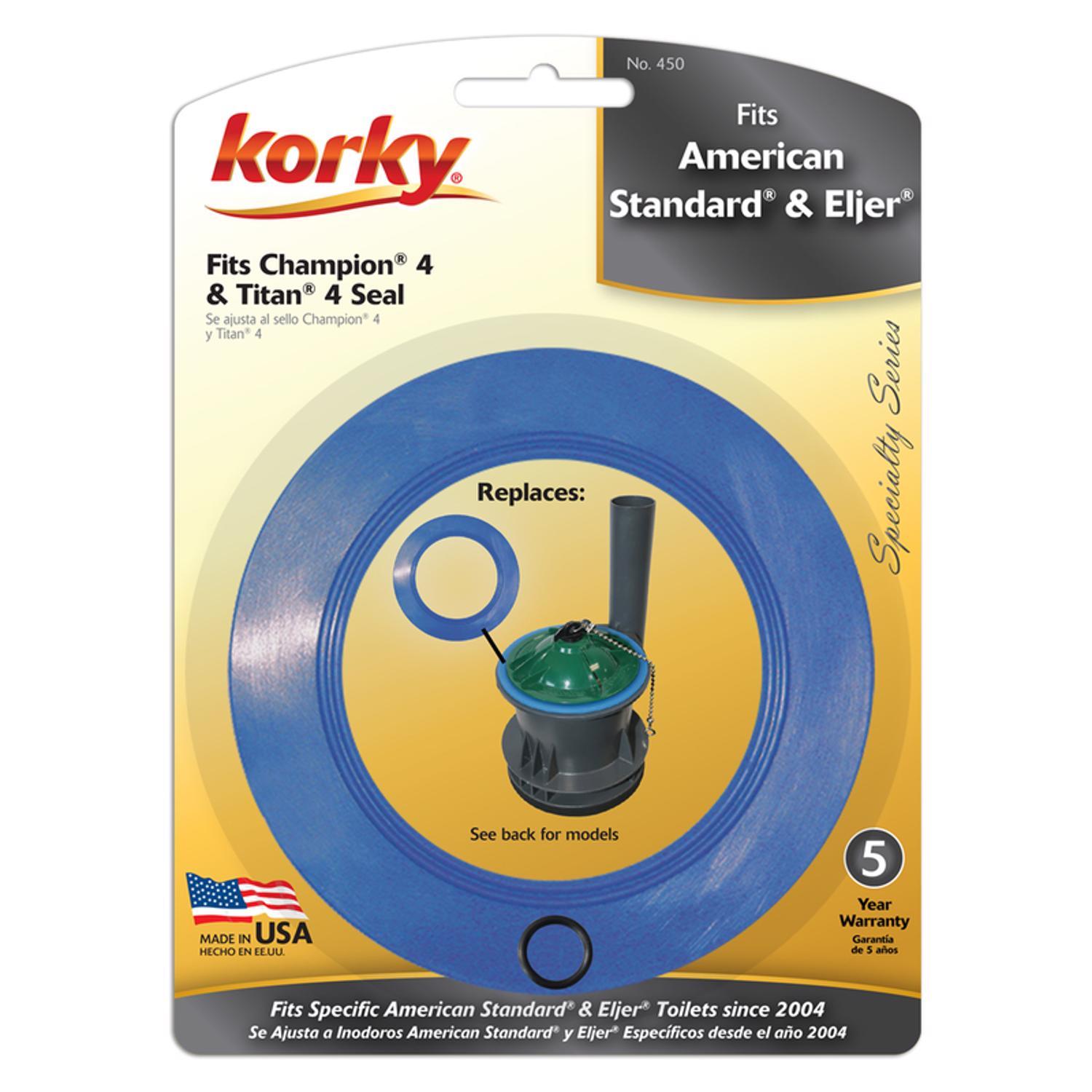 Korky Flush Valve Seal 0.3 in. Red Rubber For American Standard