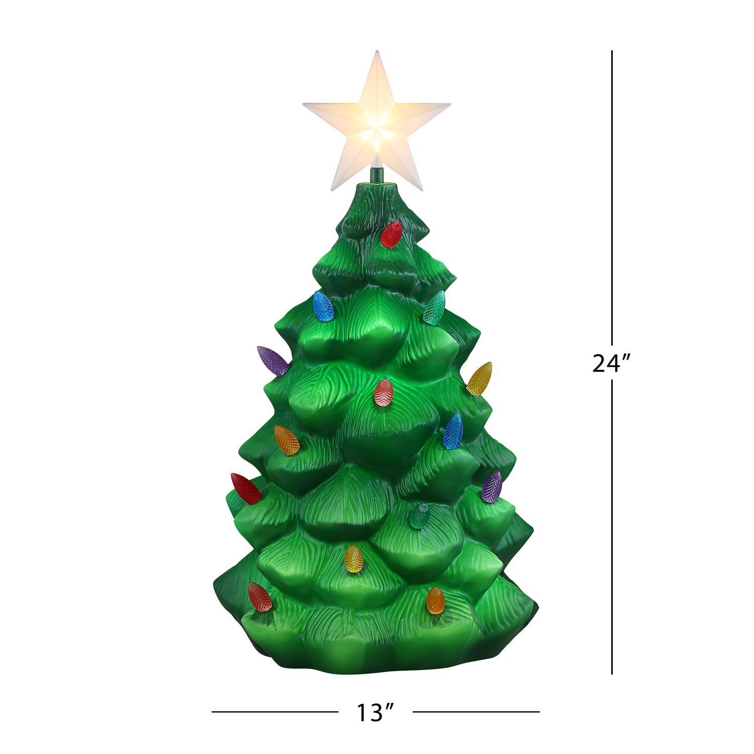 Mr. Christmas LED Multi Christmas Tree 2 ft. Blow Mold