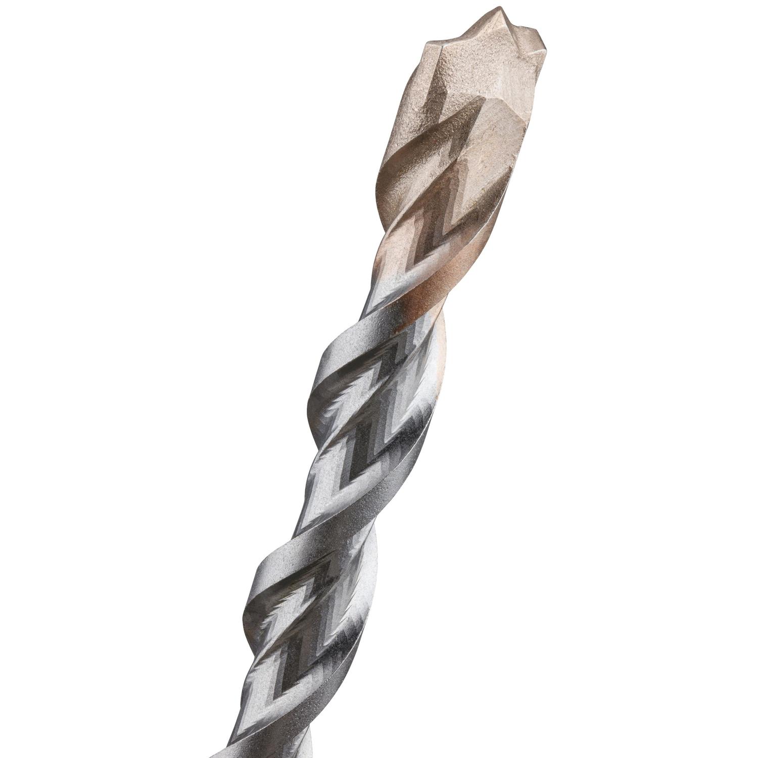 DEWALT Rock Carbide 7/8 in. X 12 in. L Carbide Tipped Percussion Drill Bit 3-Flat Shank 1 pc