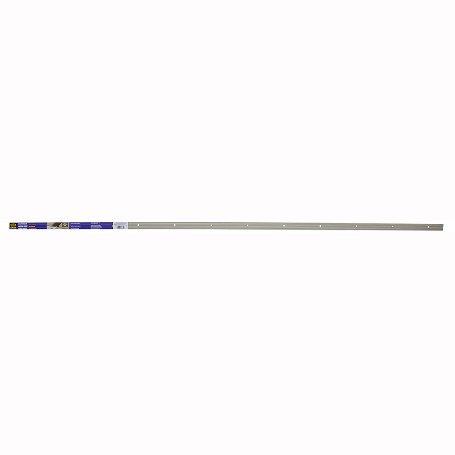 M-D 1-1/4 in. W X 72 in. L Anodized Pewter Silver Aluminum Seam Binder