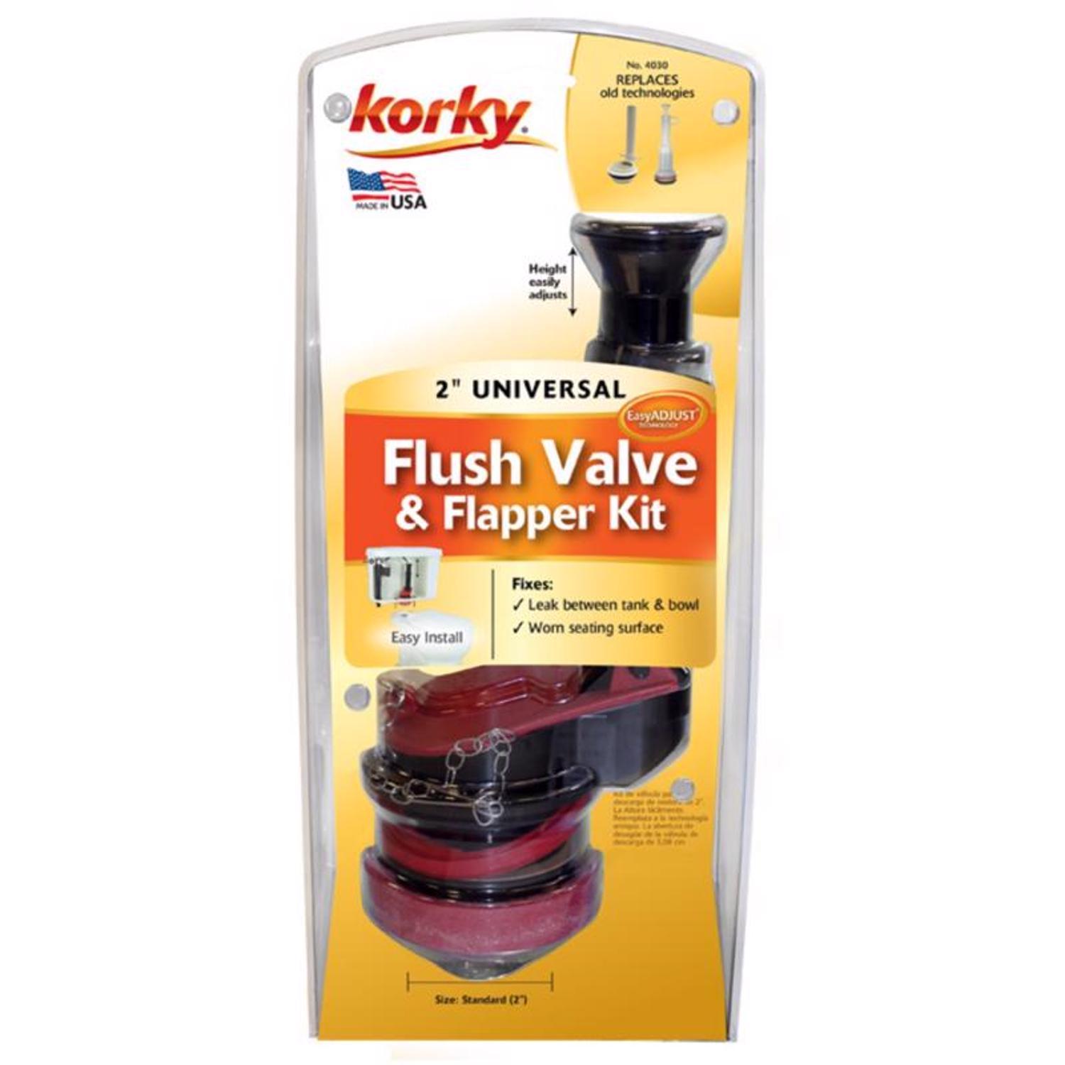 Korky Adjustable 2 in. Flush Valve Kit
