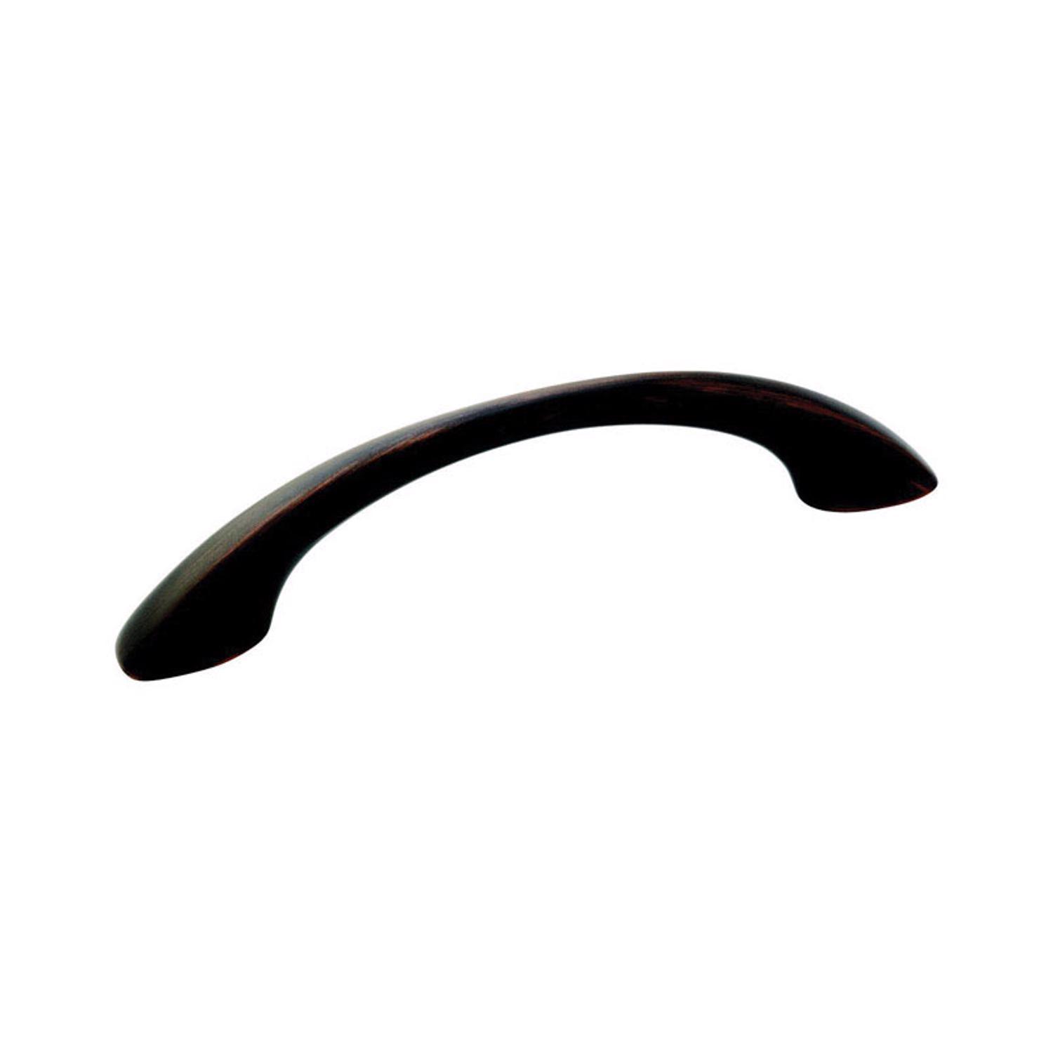 Amerock Contemporary Arch Cabinet Pull 3-3/4 in. Oil Rubbed Bronze Brown 1 pk