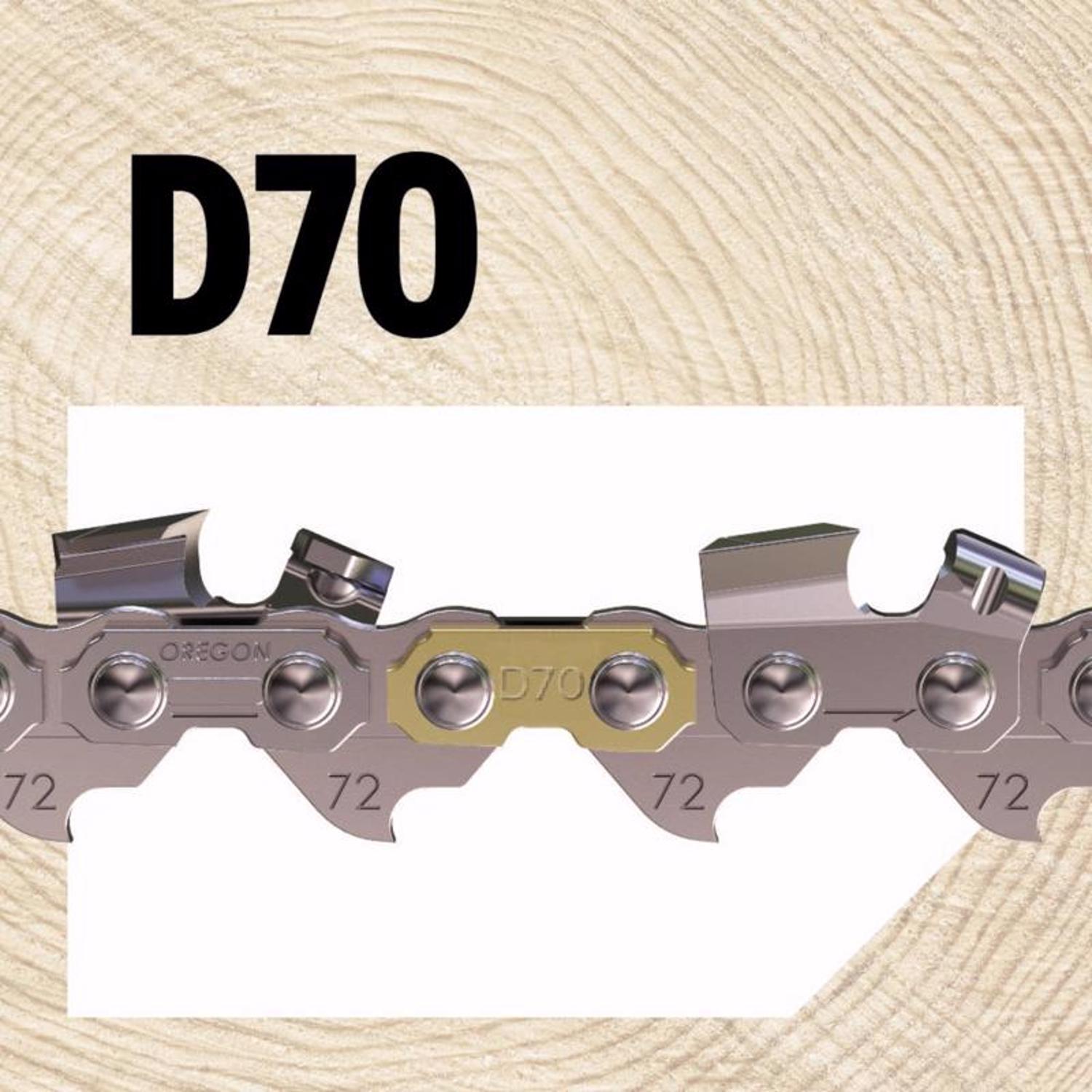 Oregon AdvanceCut D70 20 in. Chainsaw Chain 70 links