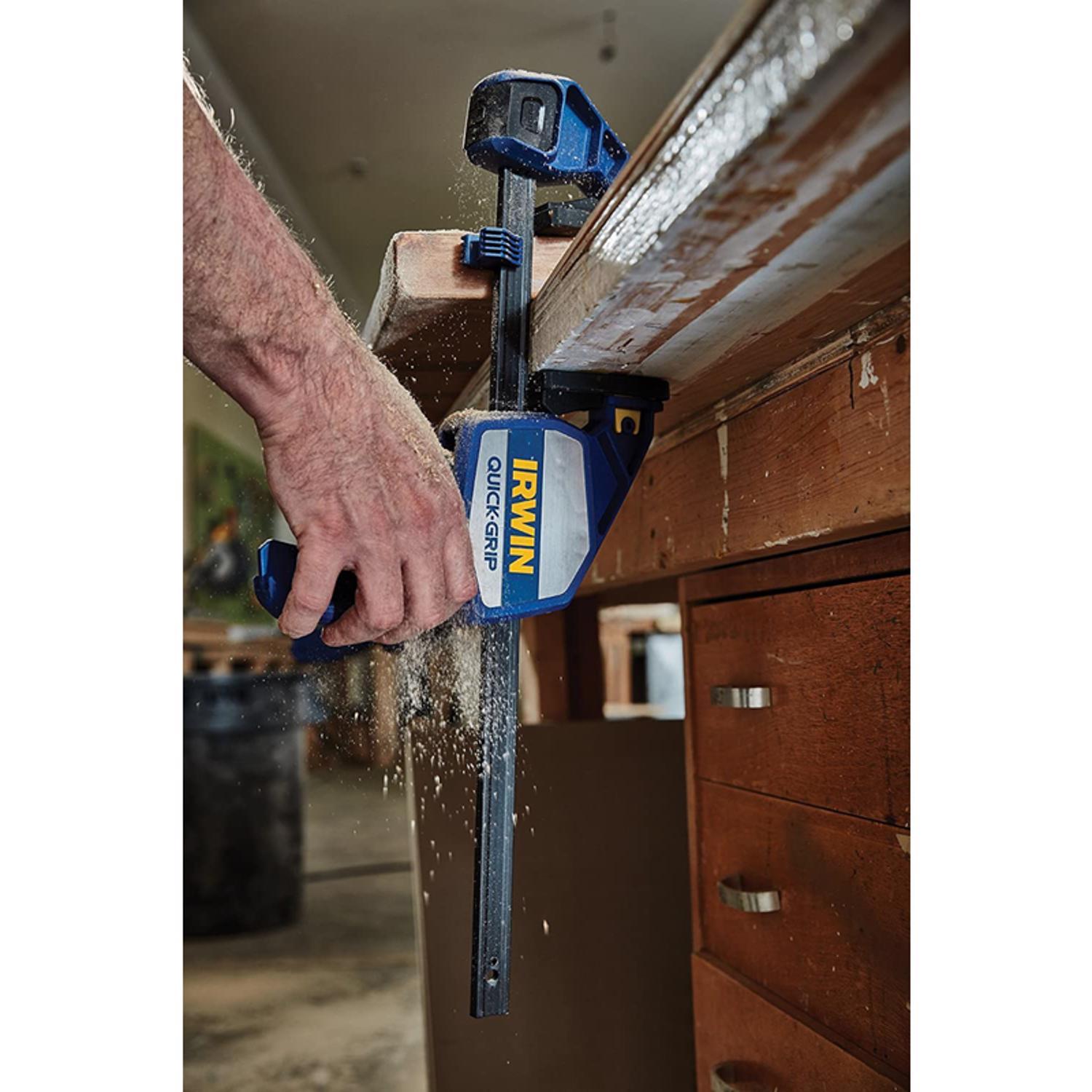 Irwin Quick-Grip 6 in. X 2-7/16 in. D Mini Bar Clamp 140 lb 4 pk