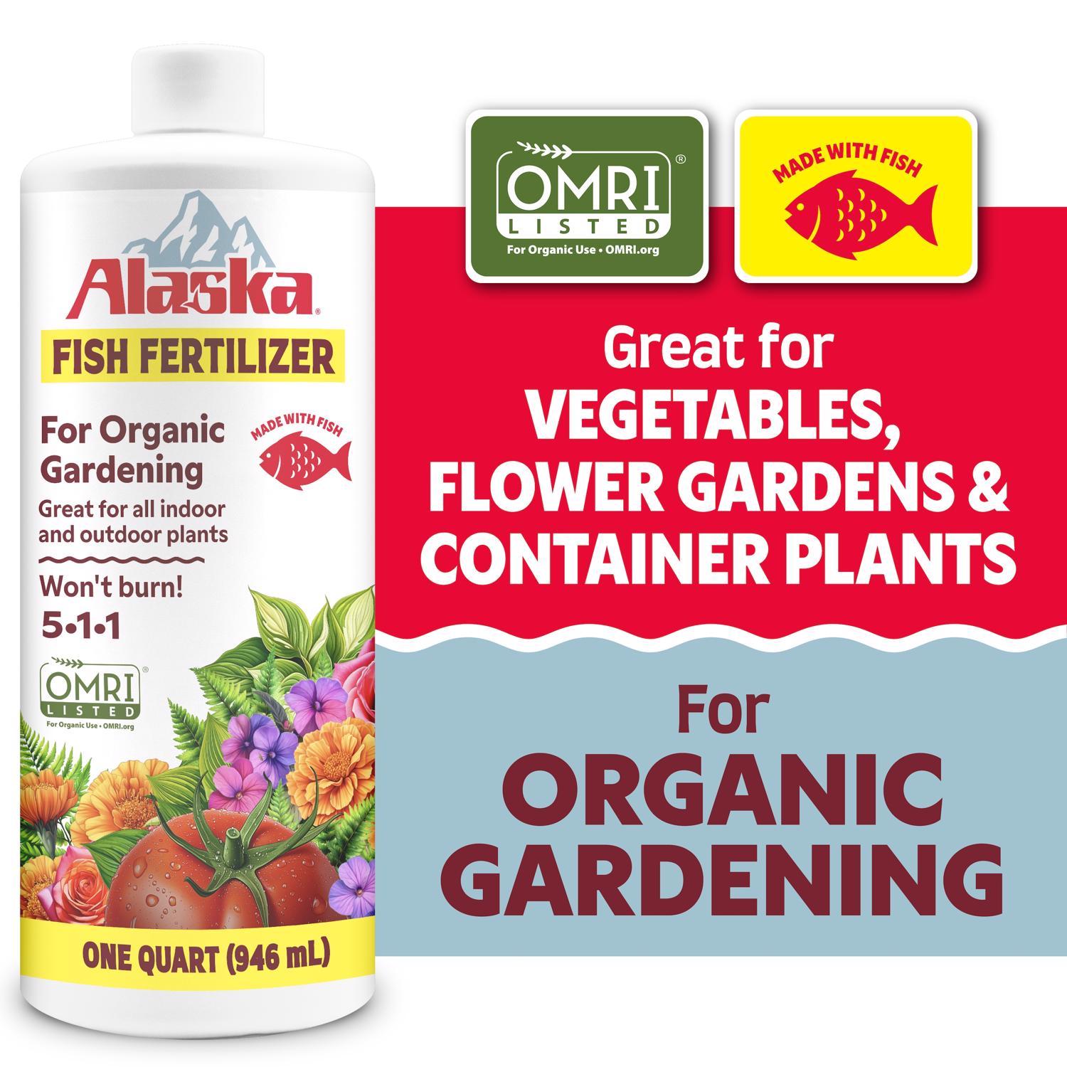 Alaska Organic Liquid Plant Food 1 qt