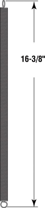 Prime-Line 16-1/4 in. L X 15/32 in. D Wood Screen Door Spring 1 pk