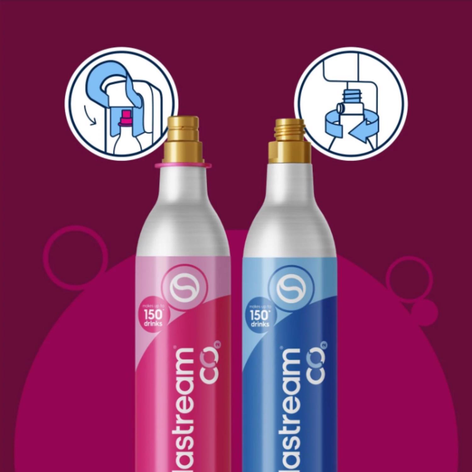 SodaStream Screw In Fresh Blue 60 L CO2 Cylinder 1 pk