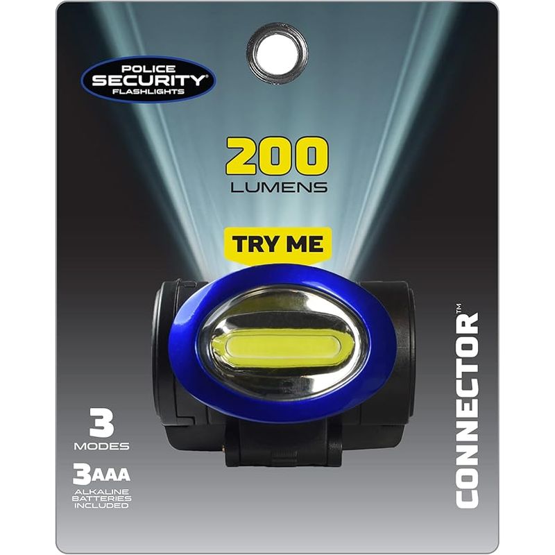 Police Security Flashlights Connector 150 Lumens LED Headlamp